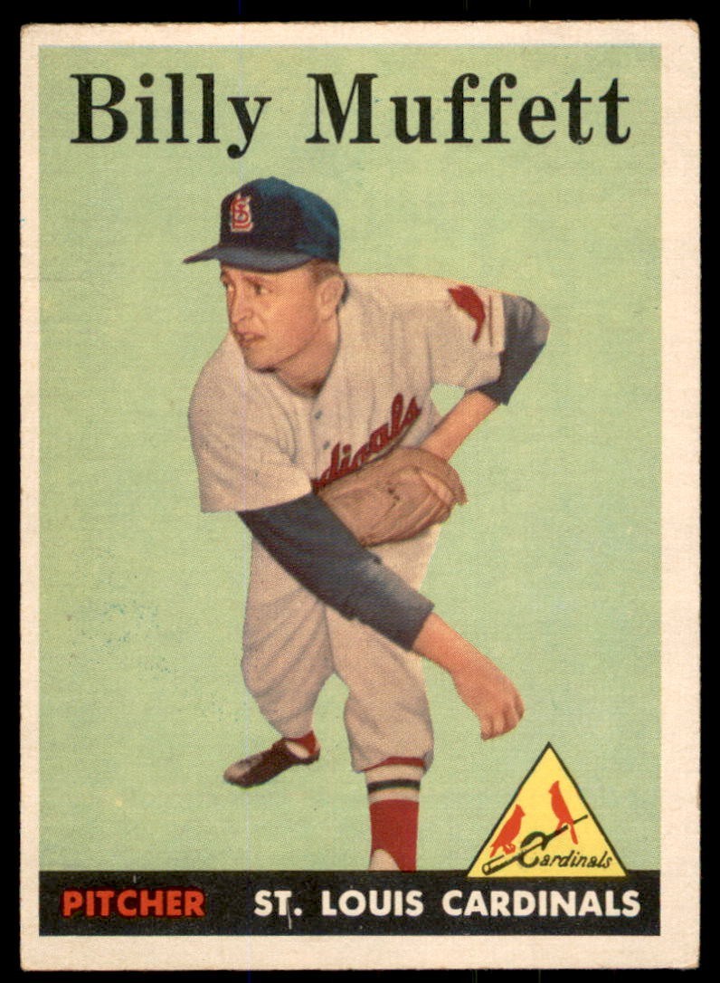 1958 Topps #143 BILLY MUFFETT RC St. Louis Cardinals VGEX
