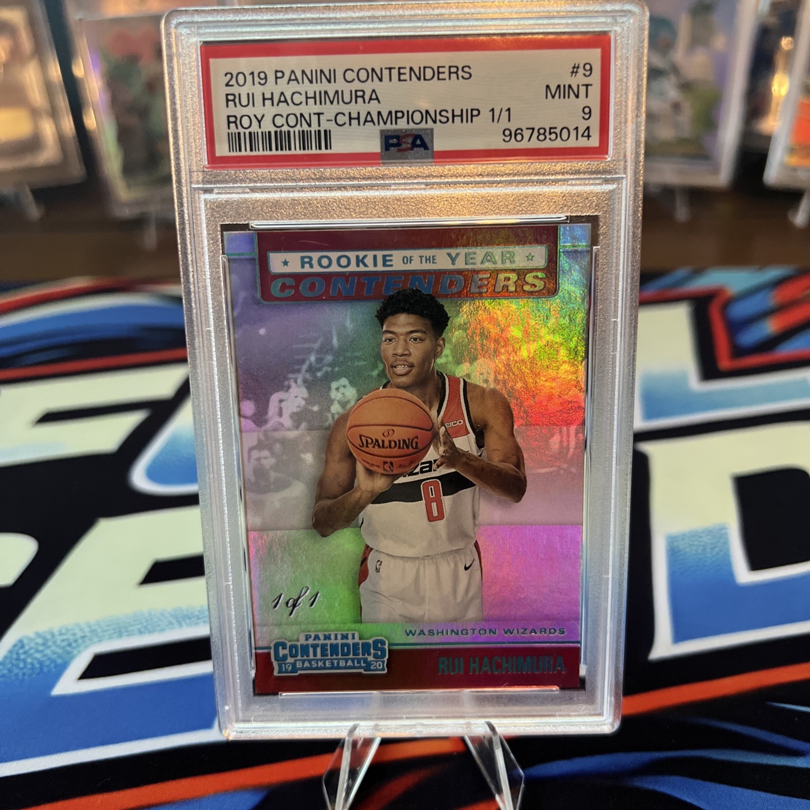 2019 Panini Contenders RUI HACHIMURA Rookie Of The Year ONE OF ONE 1/1 Wizards