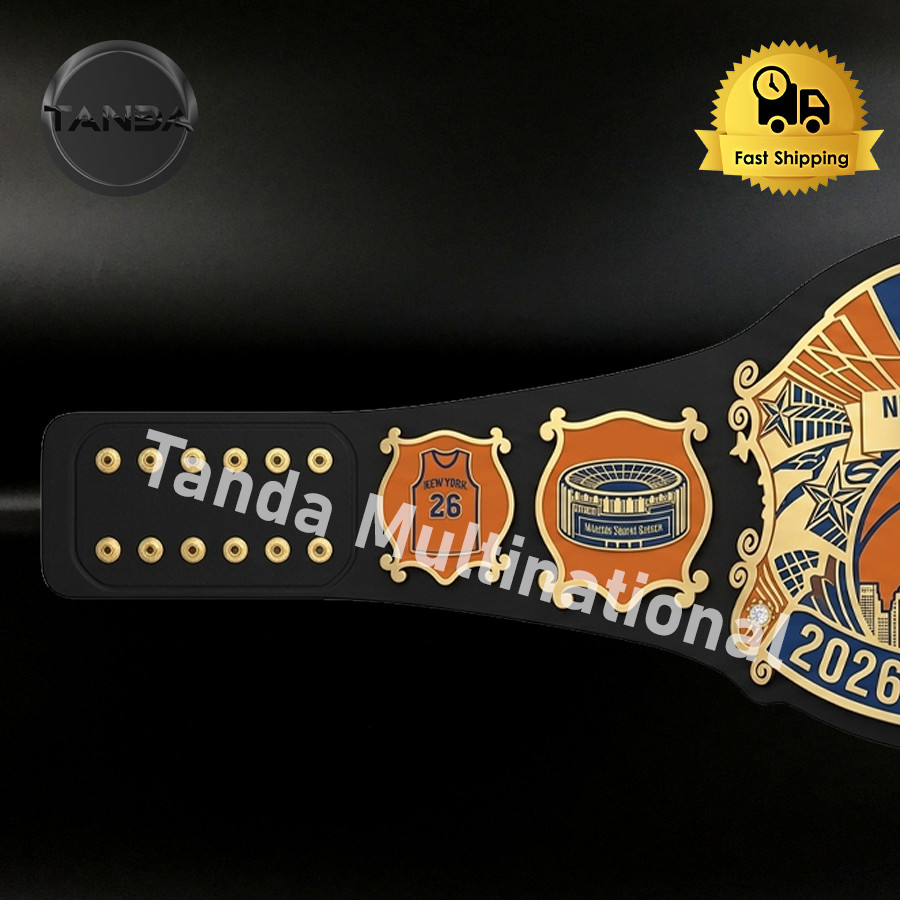 Custom New York Knicks Legacy 2026 Championship Title Belt Wrestling 4mm Brass