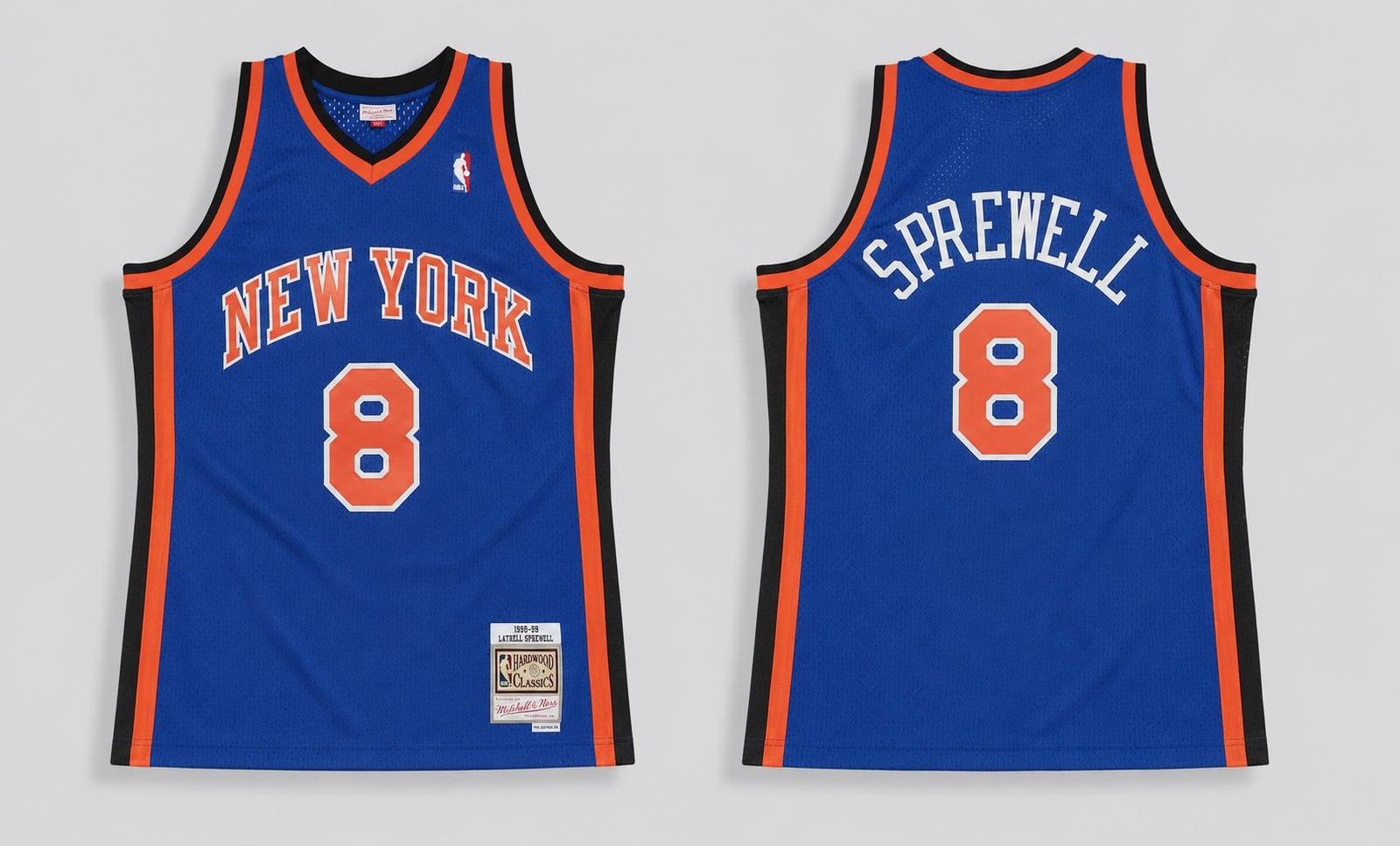 Latrell Sprewell Blue Swingman Jersey