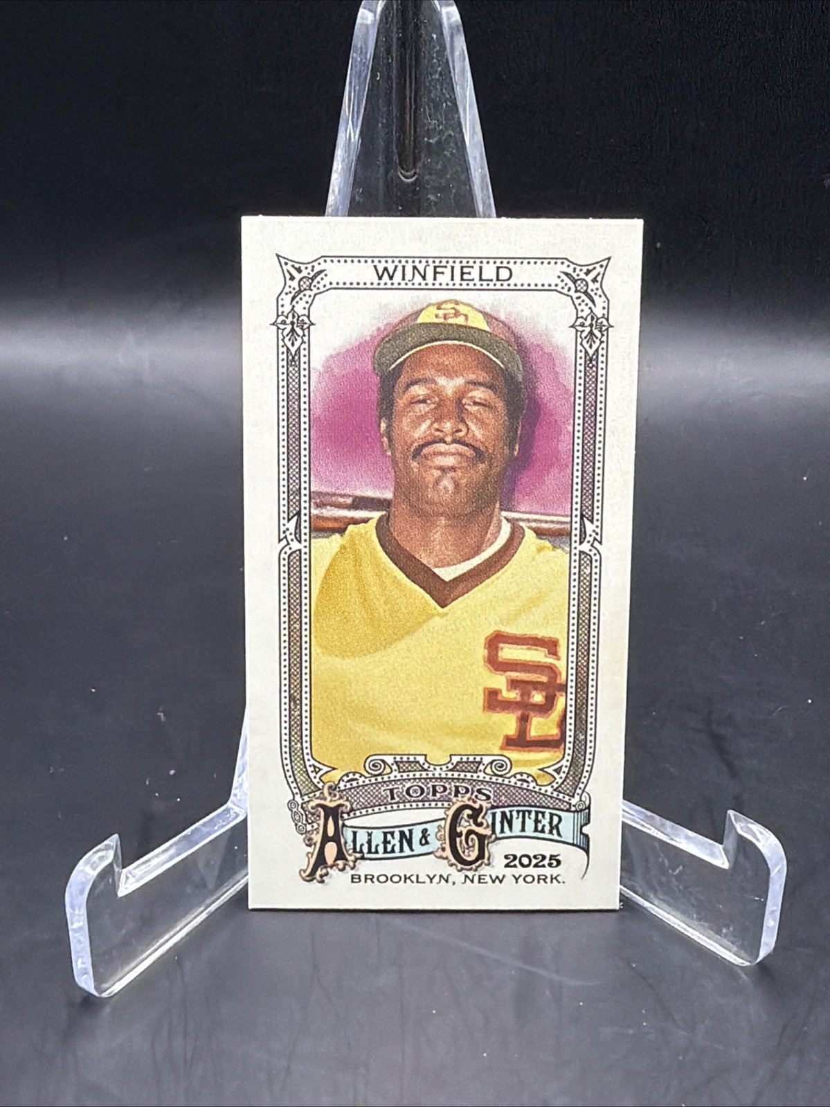 Dave Winfield 2025 Topps Baseball Allen & Ginter Mini #151 San Diego Padres