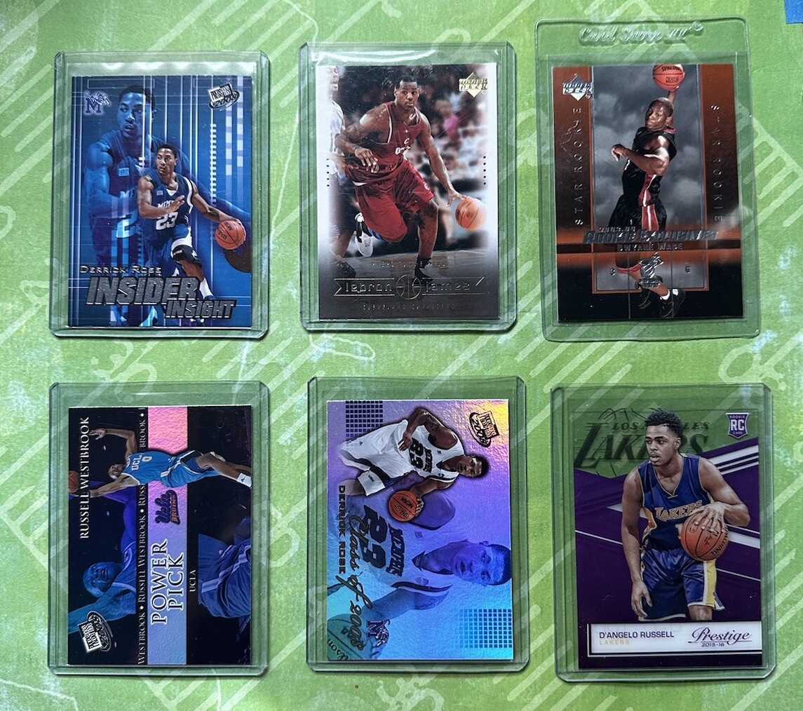 GREAT Value Lot 50 BASKETBALL Cards HOF & Rookies Storage Unit/Estate Sale Finds