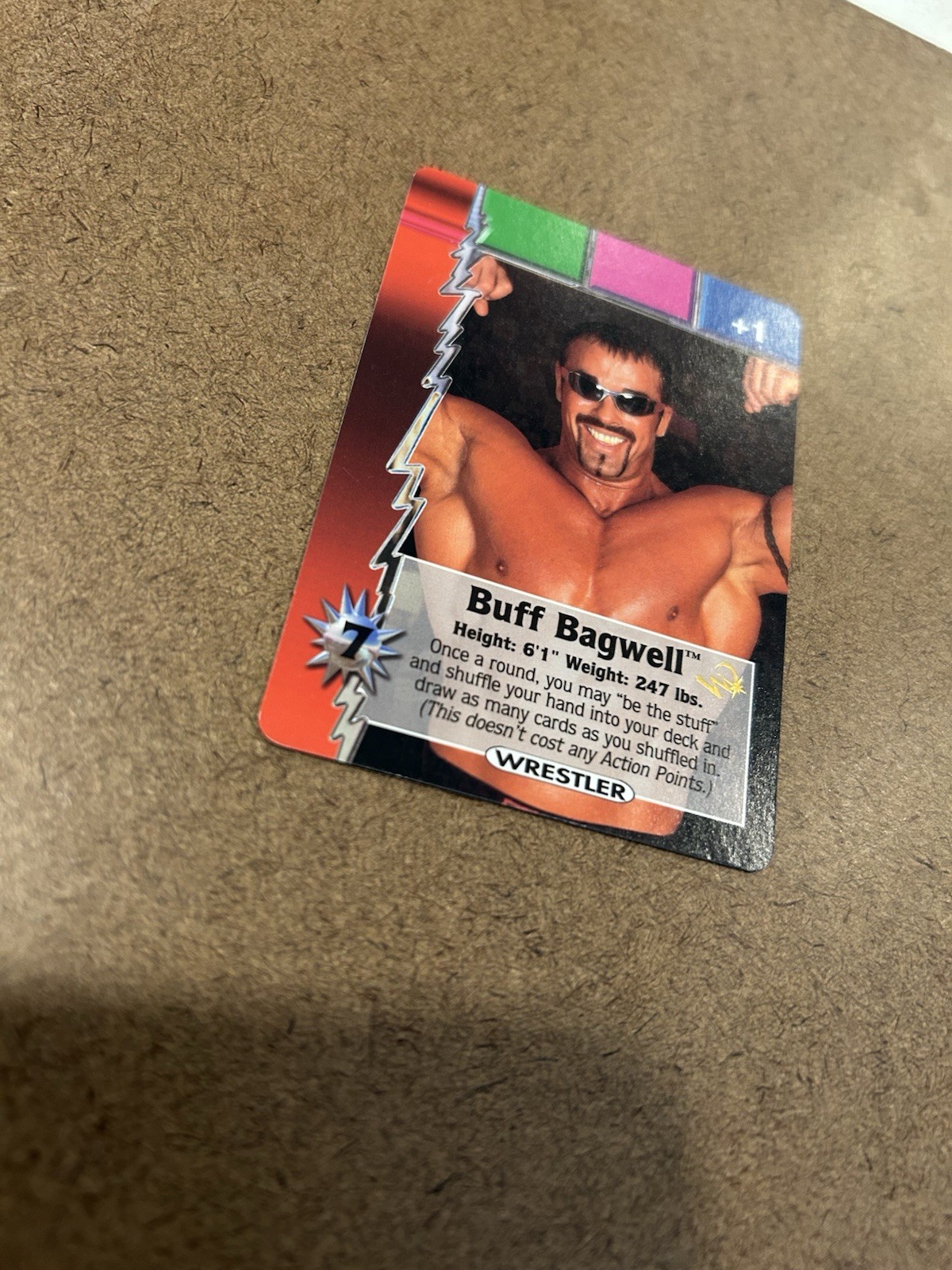 2000 WCW Nitro Trading Card Game – Promo Buff Bagwell Wizards of the Coast Stamp
