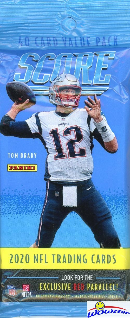 2020 Score Football Factory Sealed JUMBO FAT PACK-40 Cards-6 RCS+3 RED PARALLELS