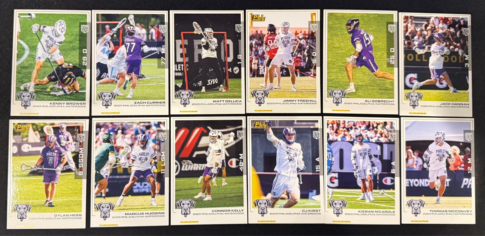 Waterdogs Team Set – 2025 PREMIER LACROSSE LEAGUE PLL Flagship – 19 cards