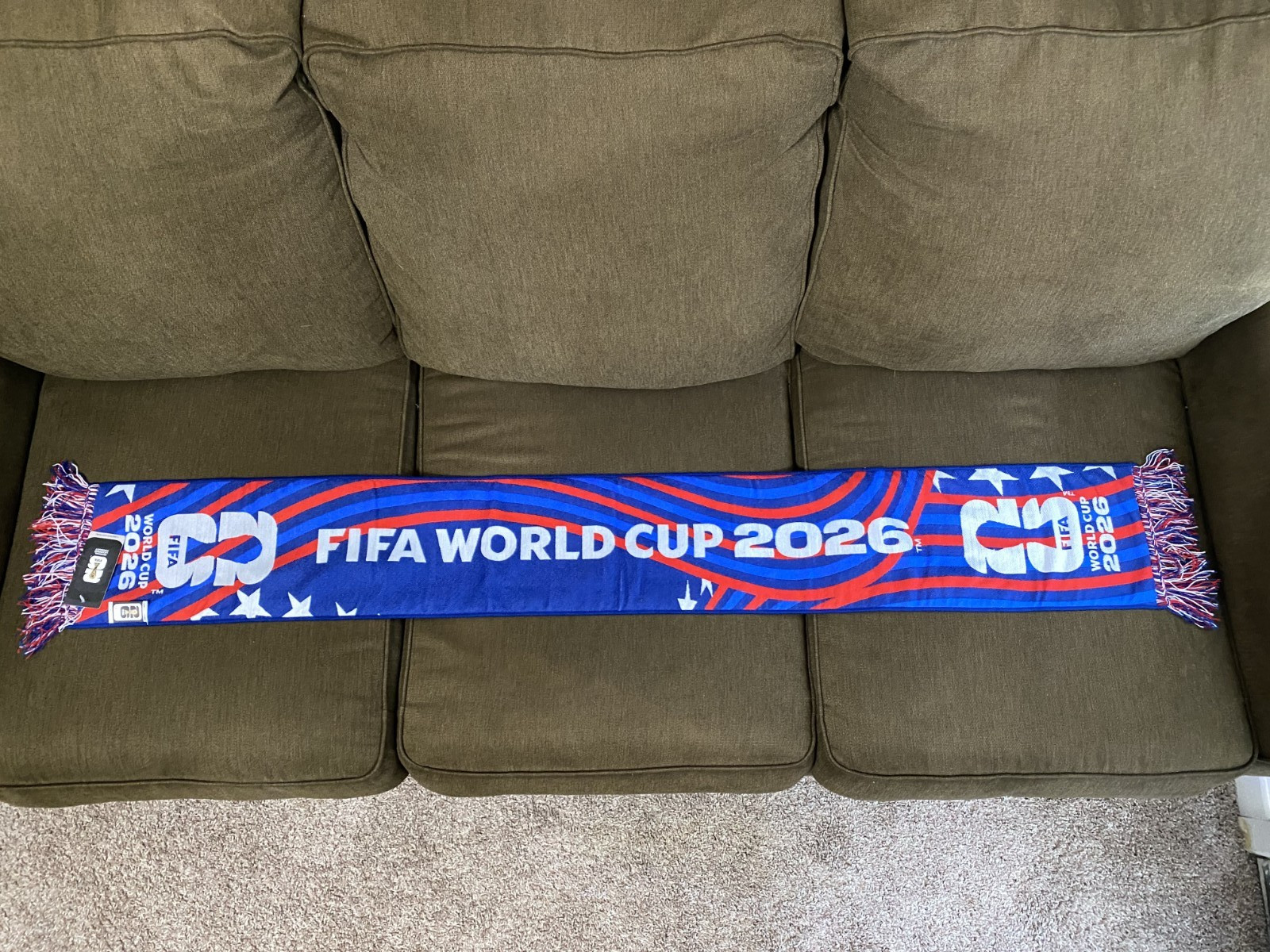 RARE FIFA World Cup 2026 Brazil vs Japan Match 76 Houston Matchday Scarf 6/29