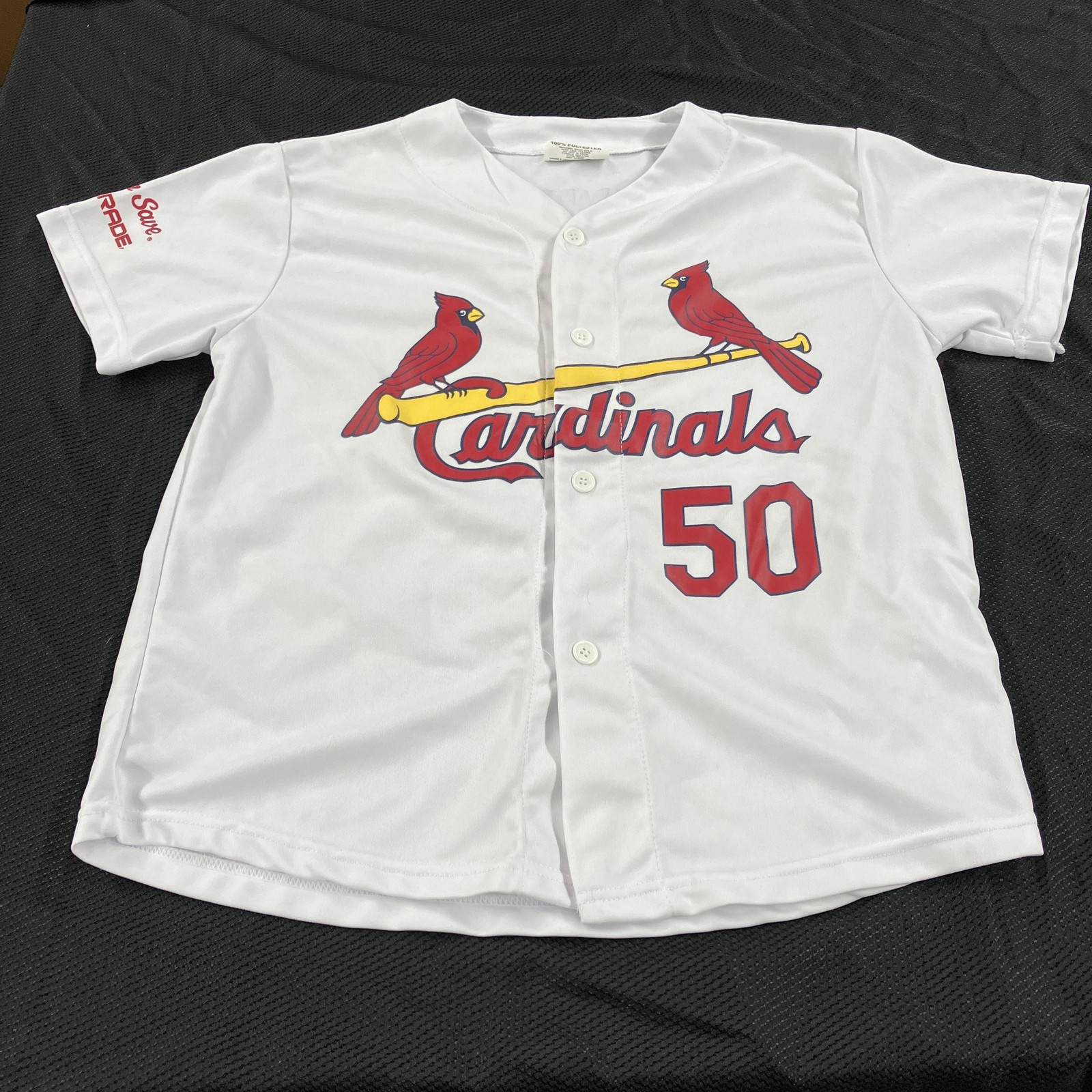 St. Louis Cardinals Jersey Youth XL White MLB Wainwright 50 Match Up Promotions