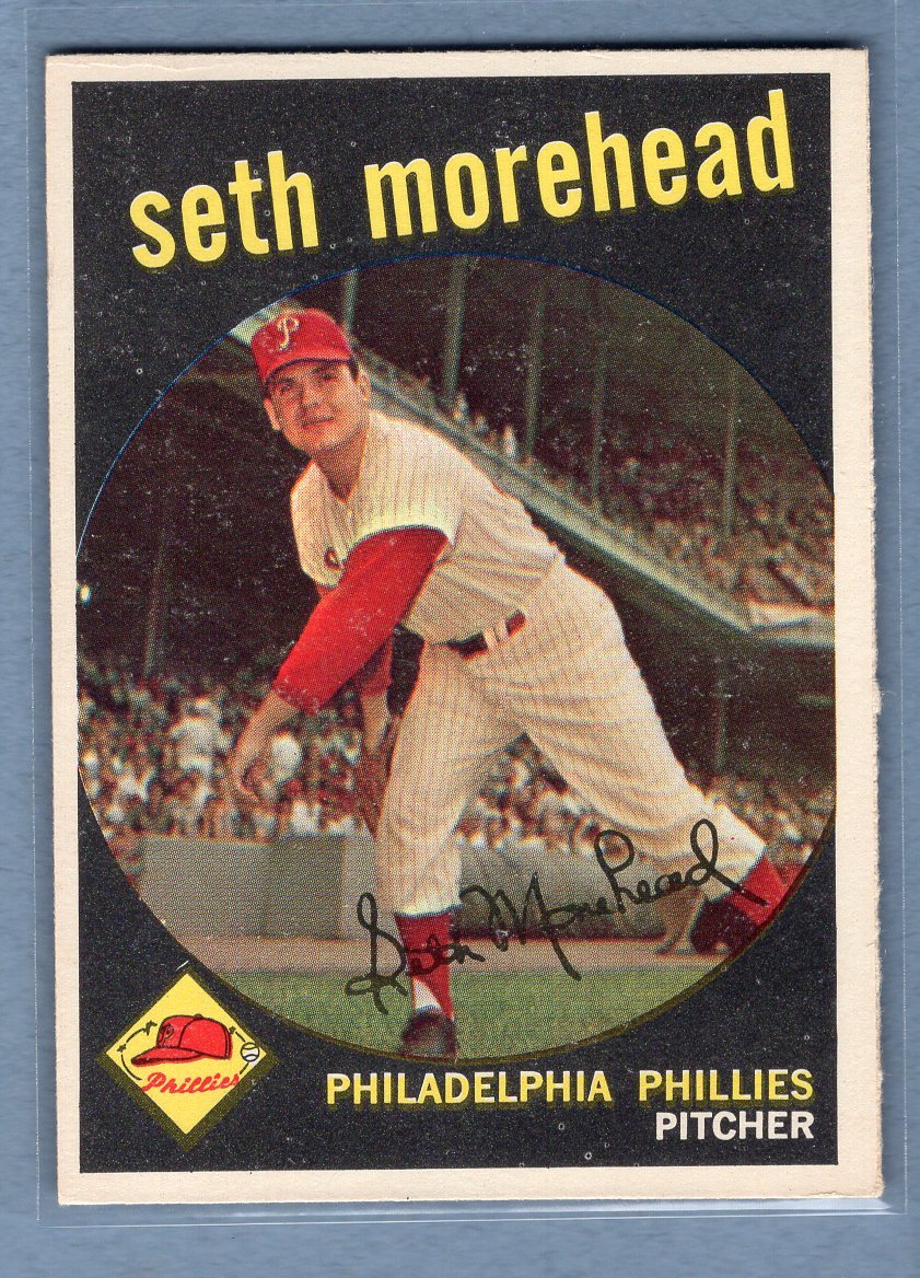 1959 Topps #253 Seth Morehead VG-EX Set Break A