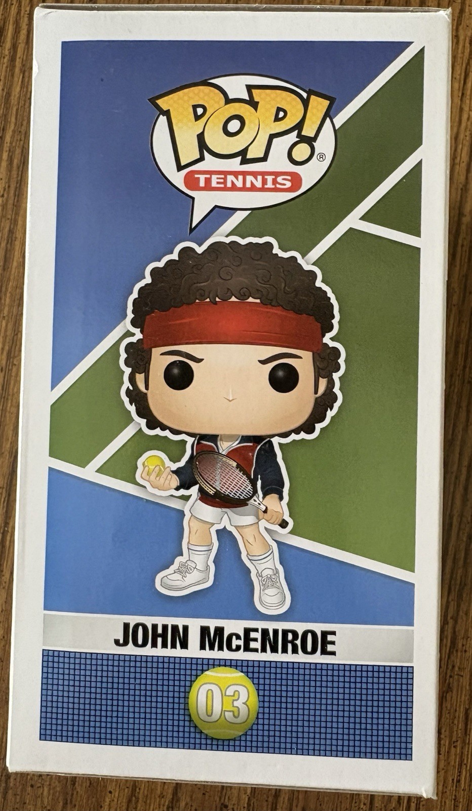 Funko Pop! #03 John McEnroe Autograph Signed JSA Tennis