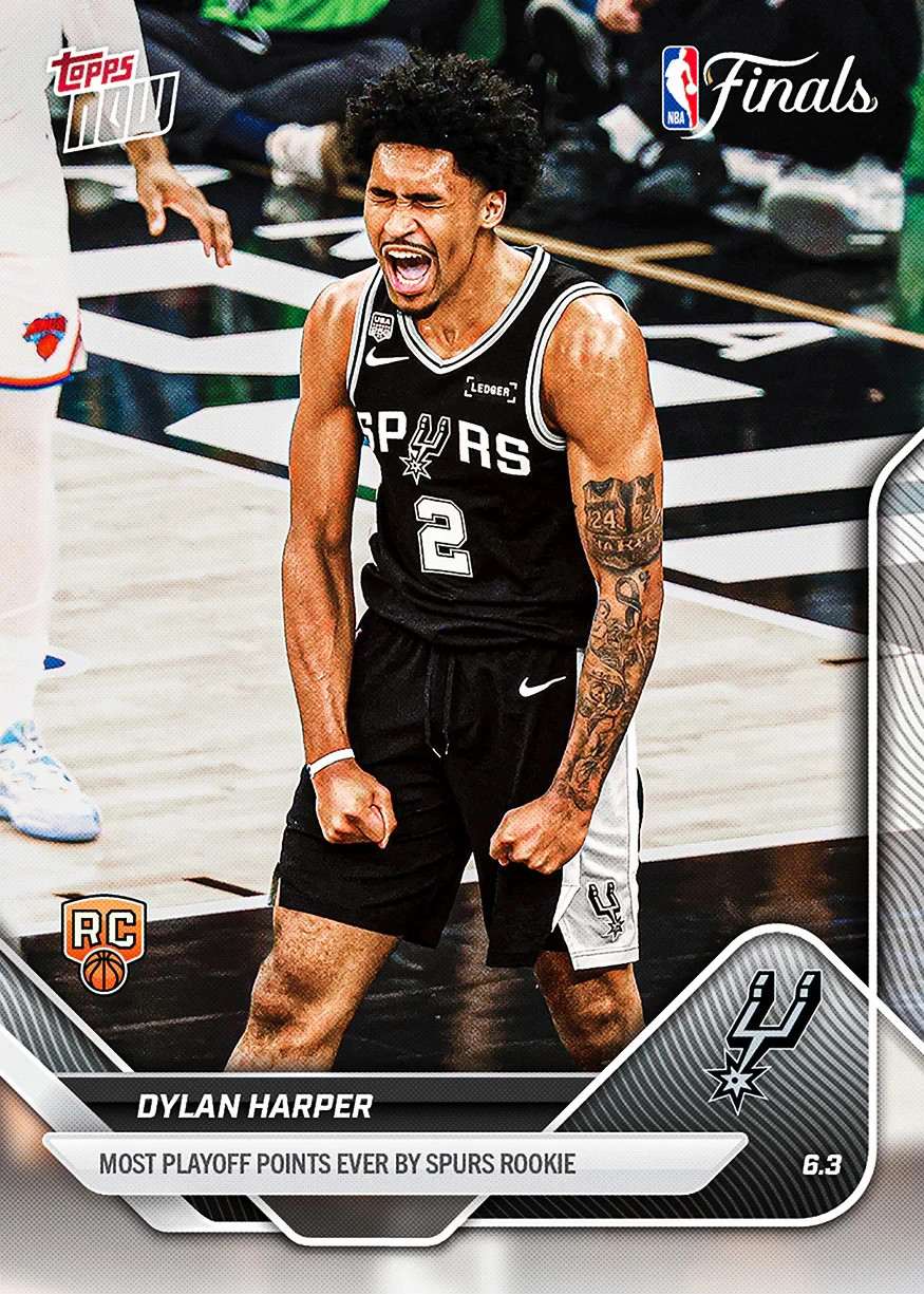 Dylan Harper – 2025-26 NBA Topps NOW – Card 329 FINALS RC