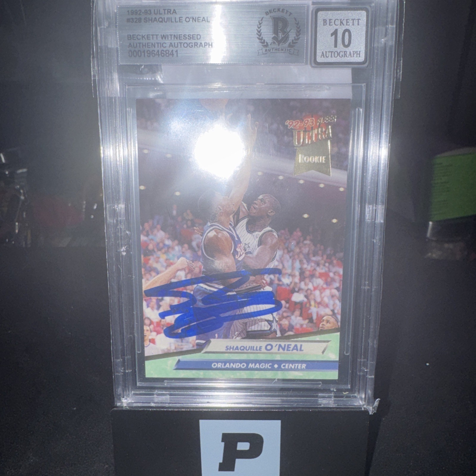 Shaquille Shaq O’Neal SIGNED 1992-93 Ultra RC #328 Beckett 10 AUTO??