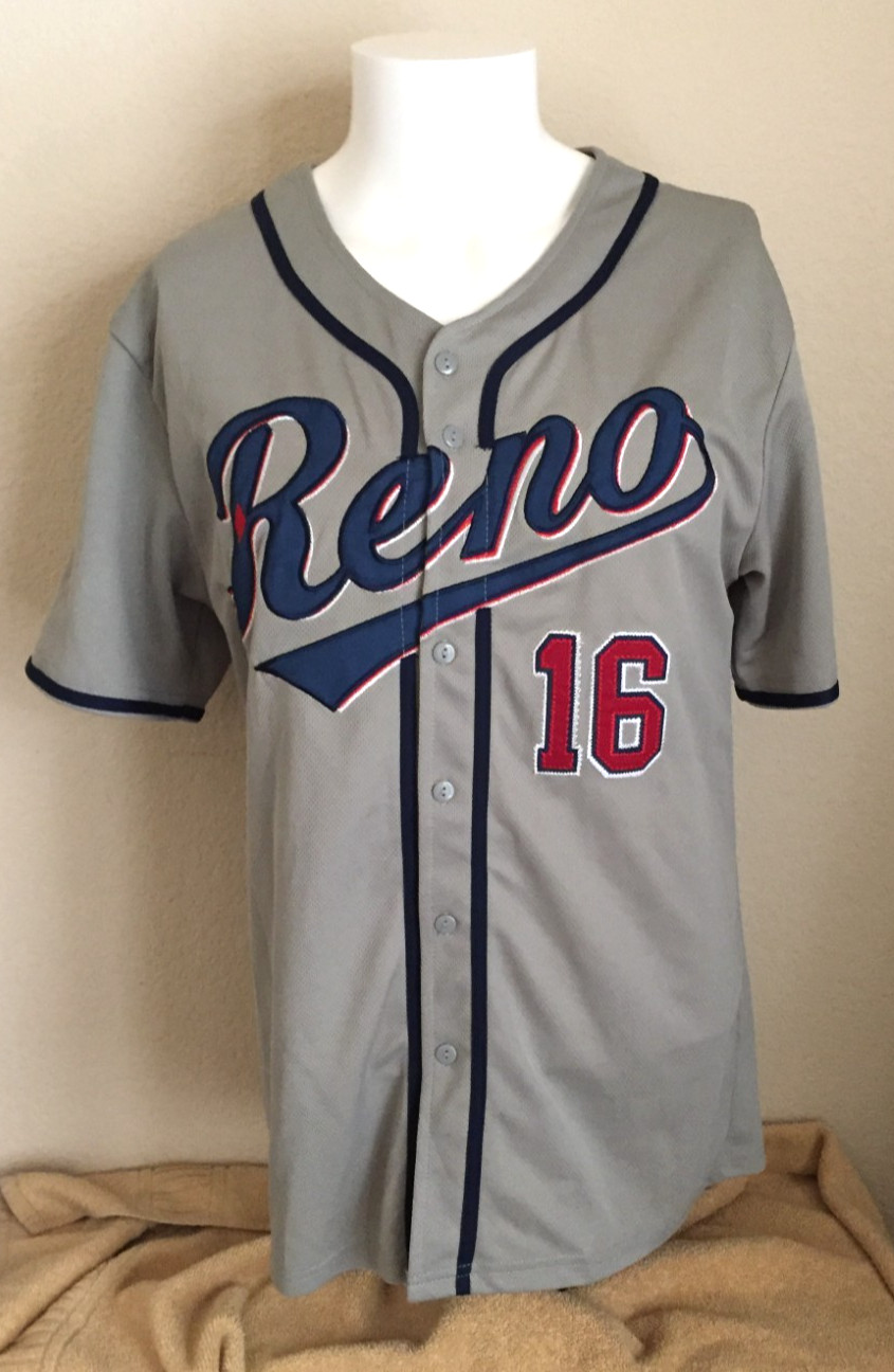 RENO ACES AAA AFFILIATE ARIZONA DIAMONDBACKS EMBROIDERED 2016 JERSEY – MENS MED