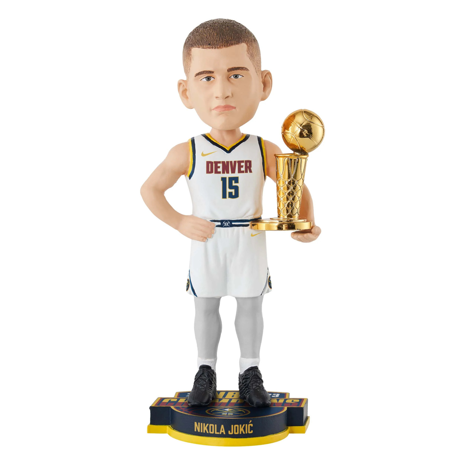Nikola Jokic Denver Nuggets 2023 NBA Champions Alternate Uniform Bobblehead NBA