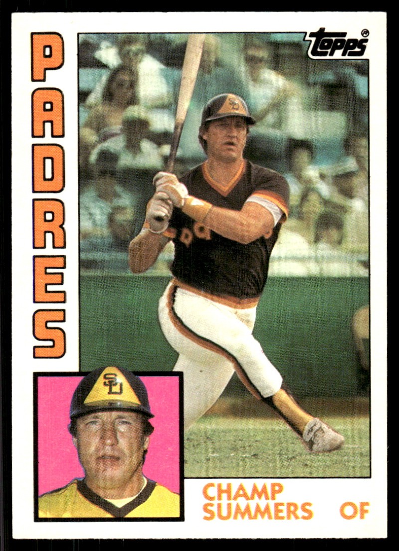 Champ Summers 1984 Topps Traded #113T Padres MLB READ FREE SHIPPING AutographDen