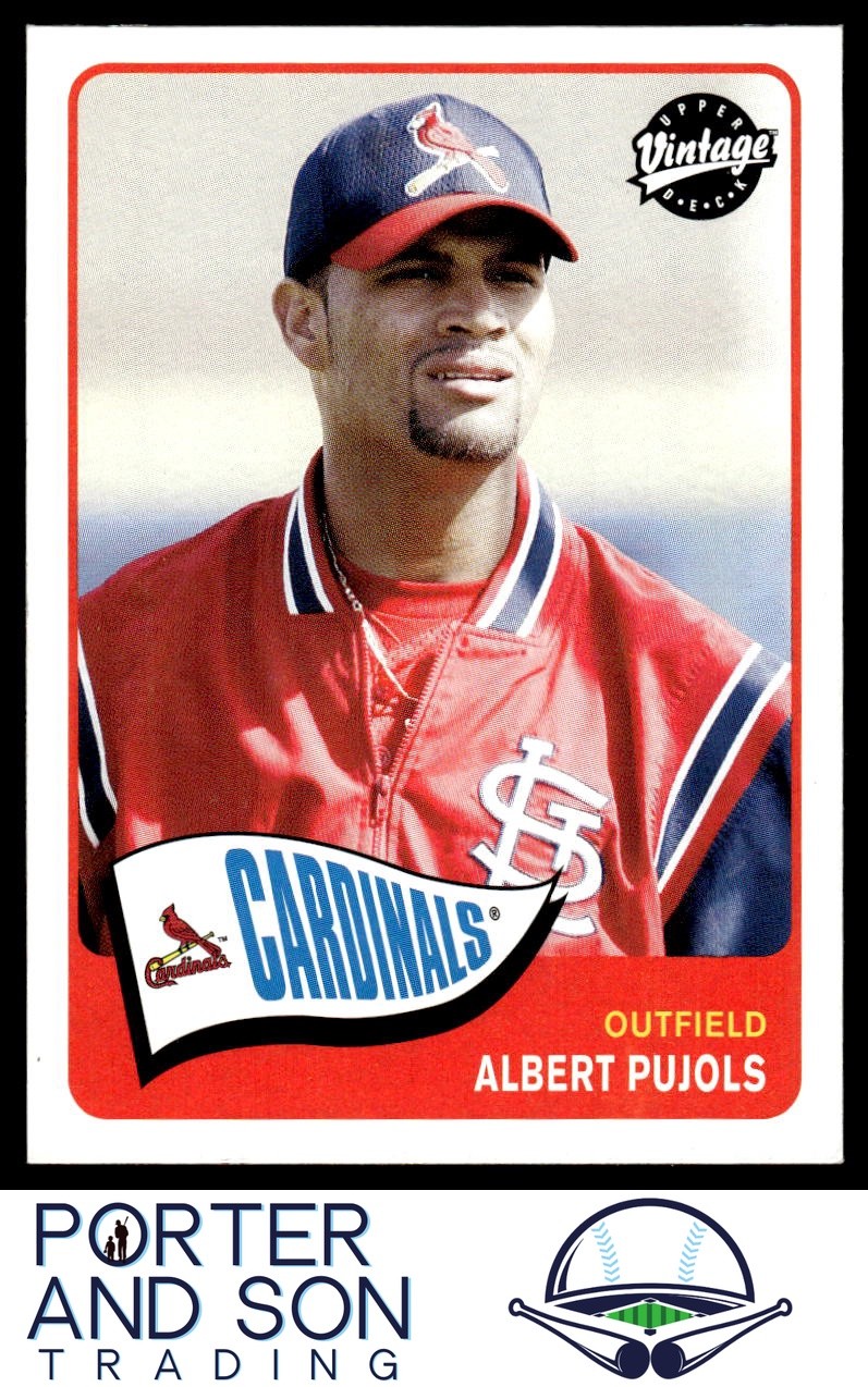 Albert Pujols 2003 Upper Deck Vintage #44 St. Louis Cardinals Baseball Card
