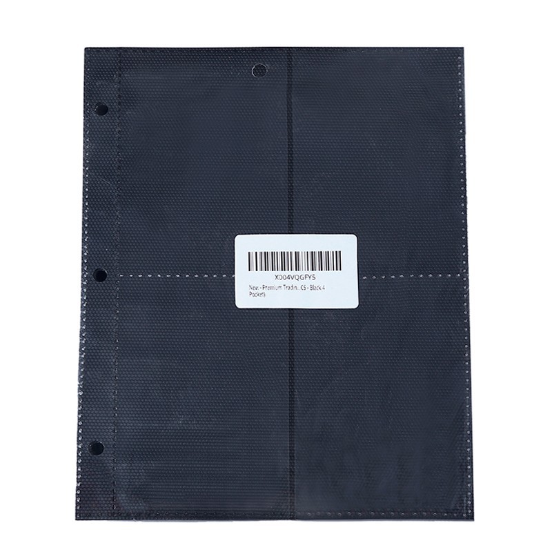 Trading Card Album Binder Protector Pages Sleeves 8 Pocket x 55 Sheets Baseball