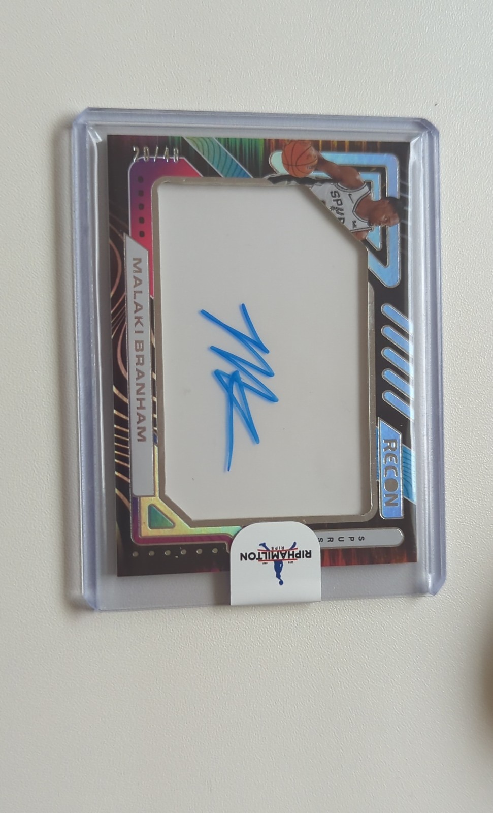 2023-24 Panini Recon Sophomore Acetate Autograph Malaki Branham #SAA-21 /48 (AU)