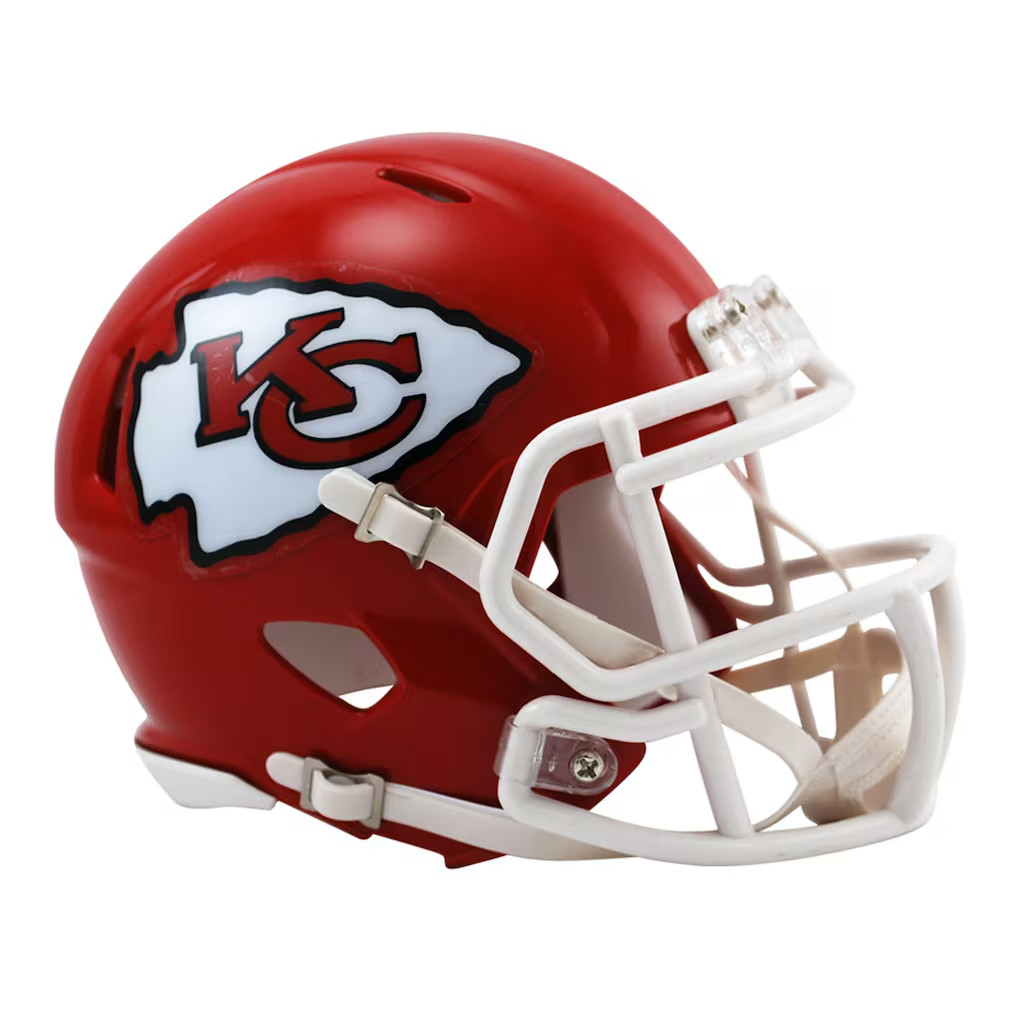 [BIG SALE] Chiefs Mini Helmet Riddell Speed Kansas City NFL
