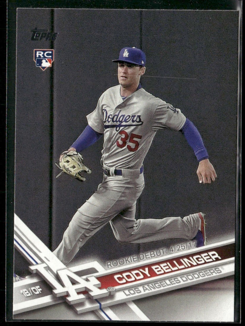 2017 Topps Update Rookie Card #US214 – Cody Bellinger – Dodgers RC!