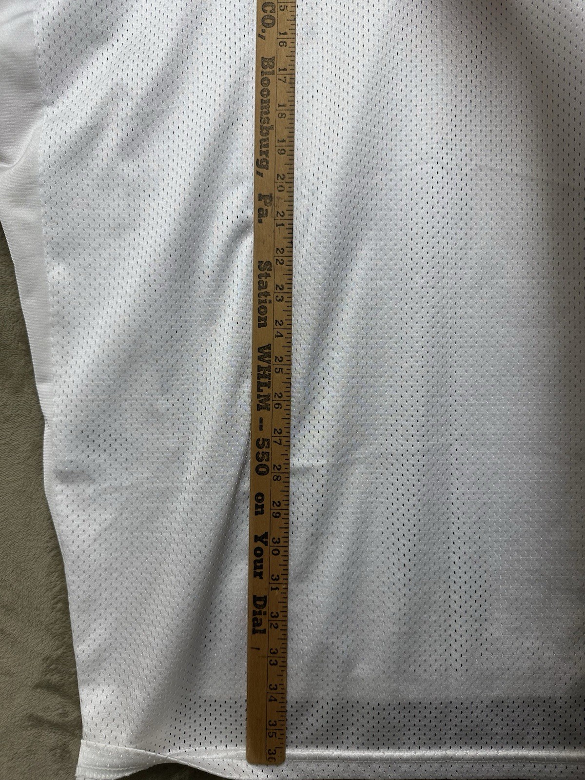 Solid White Any Team Blank Custom Jersey Mens XXL 2XL Nike Engineered practice