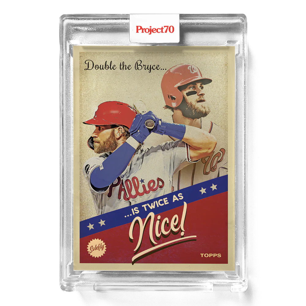 Topps Project 70 Bryce Harper By SoleFly #703 Philadelphia Phillies PR: 846