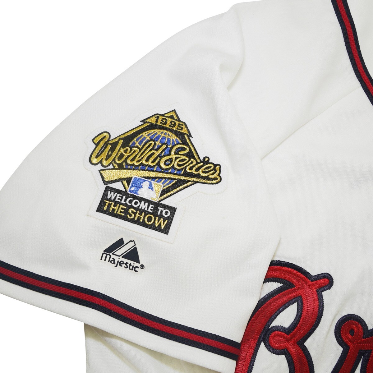 Javy Lopez Atlanta Braves 1995 World Series Home White Jersey Men’s (S-3XL)