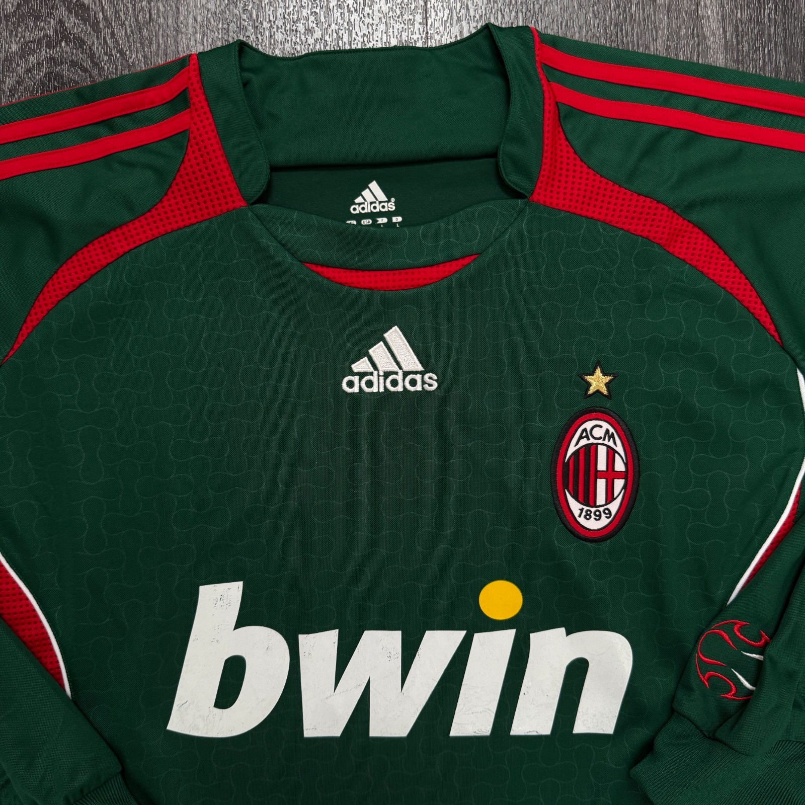 BNWT Adidas AC Milan 2006/2007 Goalkeeper Shirt Mens Large L