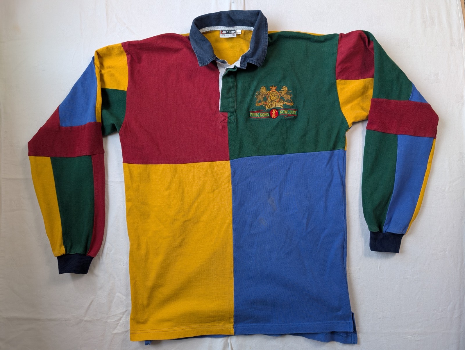 Mad Dogs Hong Kong Kowloon Vintage Rugby Shirt Size 48 – Read Description Plz!!