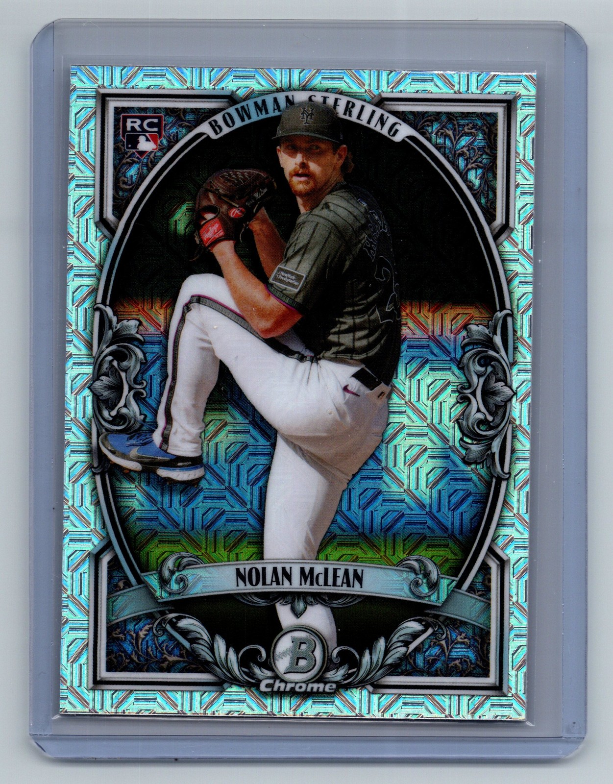 2026 Bowman #BST-8 Nolan McLean Bowman Sterling Aqua Refractor #/125