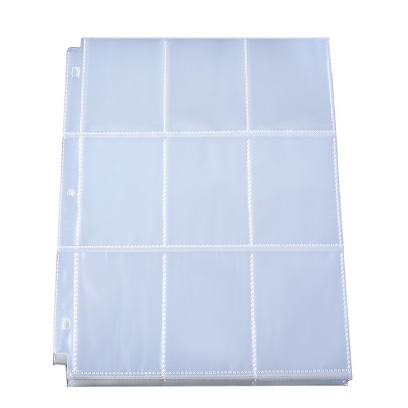 Trading Card Binder 1080 Pocket Clear 9 Pocket 60 Sheets Album Protector Pages