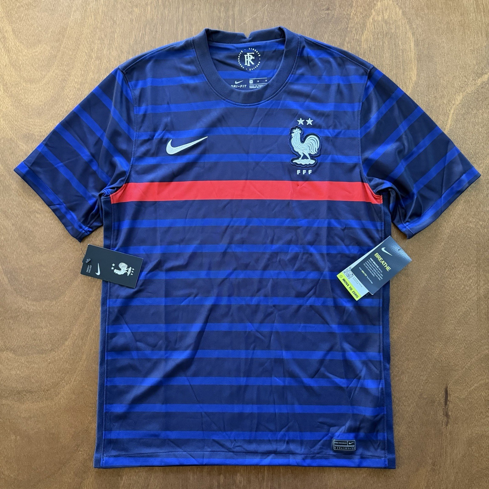 Nike FRANCE 2020 2021 Home Soccer Jersey Size MED – CD0700-498