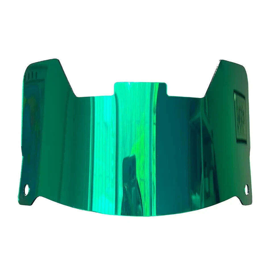 MIRRORED Full Size Football Helmet Visors Comes With Set of Clips DISPLAY ONLY