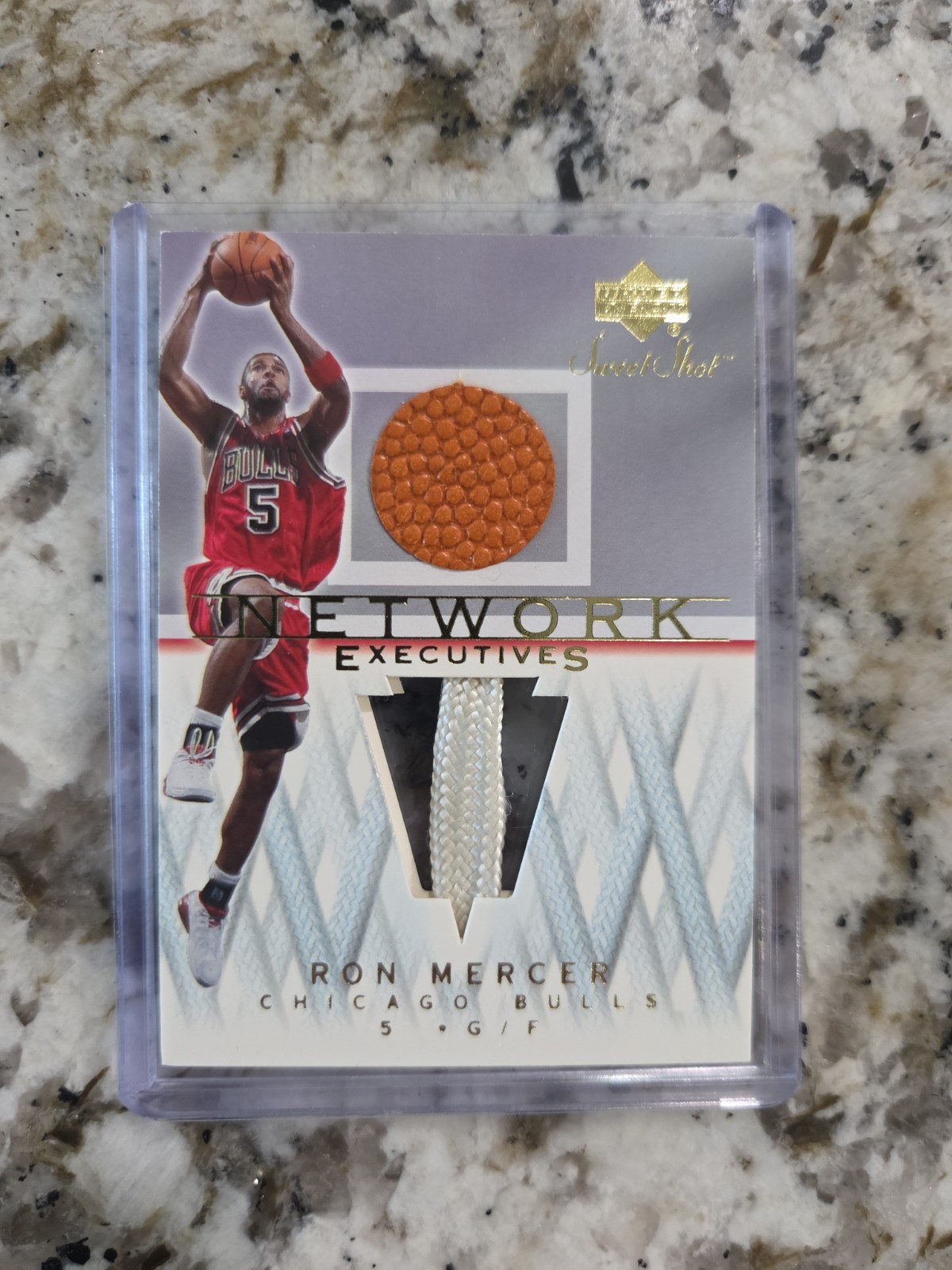 2001-02 Upper Deck Sweet Shot – Network Executives Ron Mercer #RM-N (MEM)