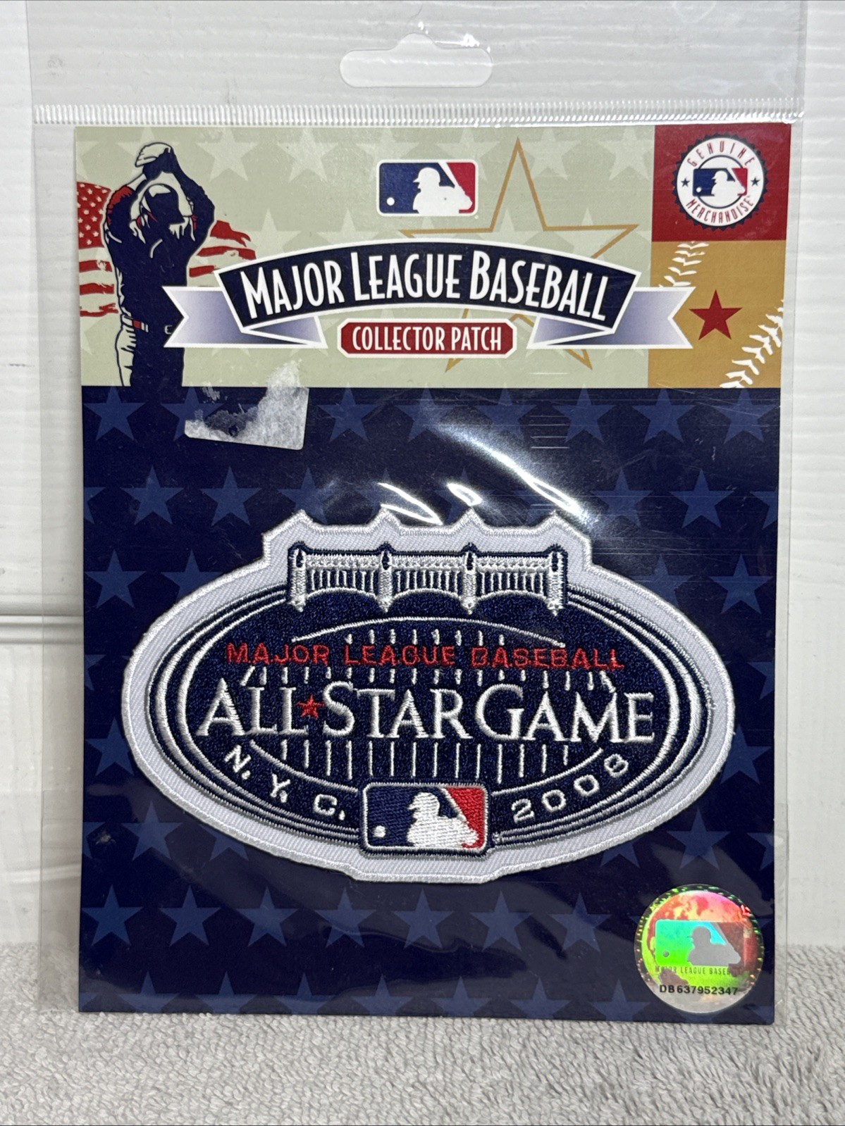 2008 Major League Baseball MLB All Star Game Yankee Stadium NYC Collector Patch
