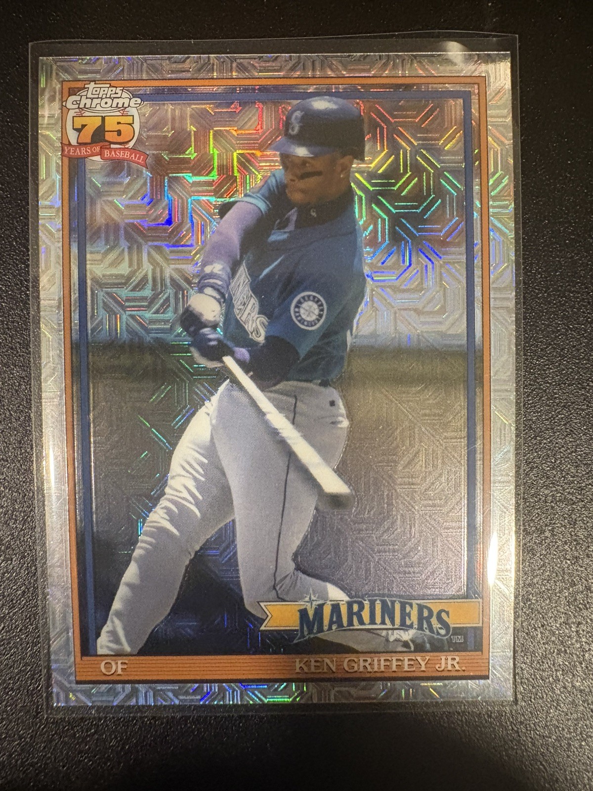 2026 NEW Topps Series 1 Ken Griffey Jr Silver Mojo Refractor Mariners 91C-51
