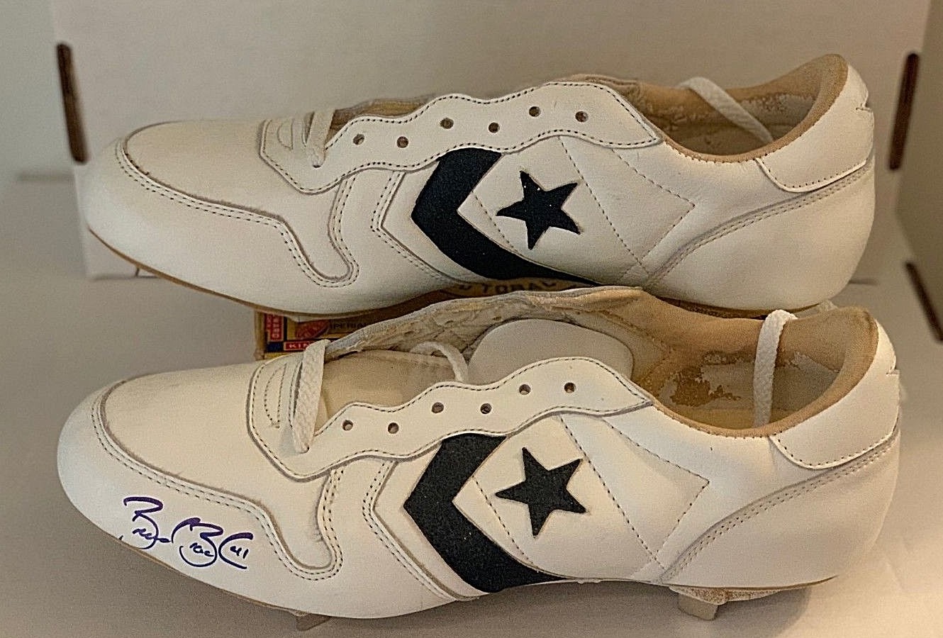 Brandon Backe Signed Baseball Cleats PSA/DNA Auto F88456