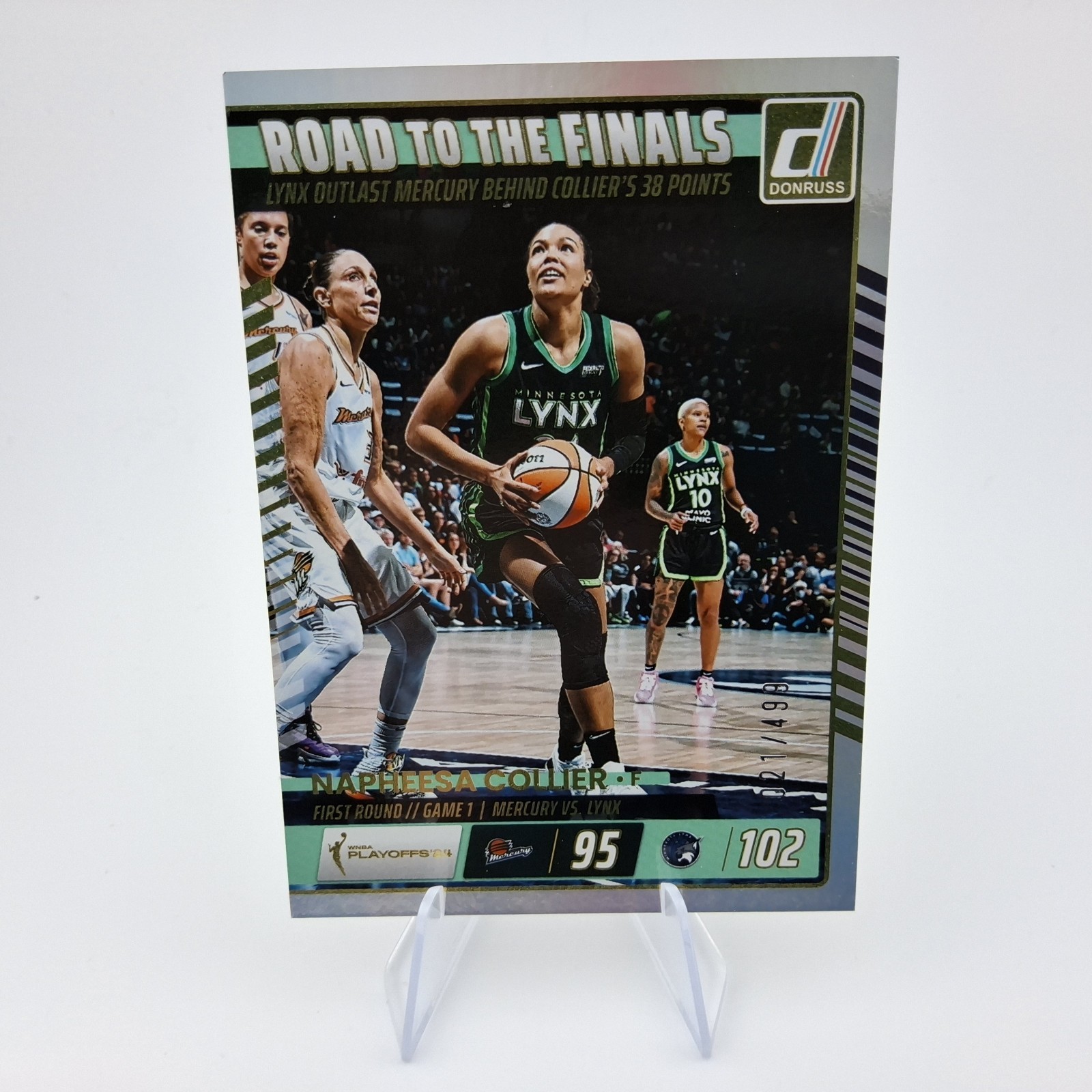 2025 Panini Donruss WNBA Napheesa Collier #3 Road to the Finals Holo SP #/499