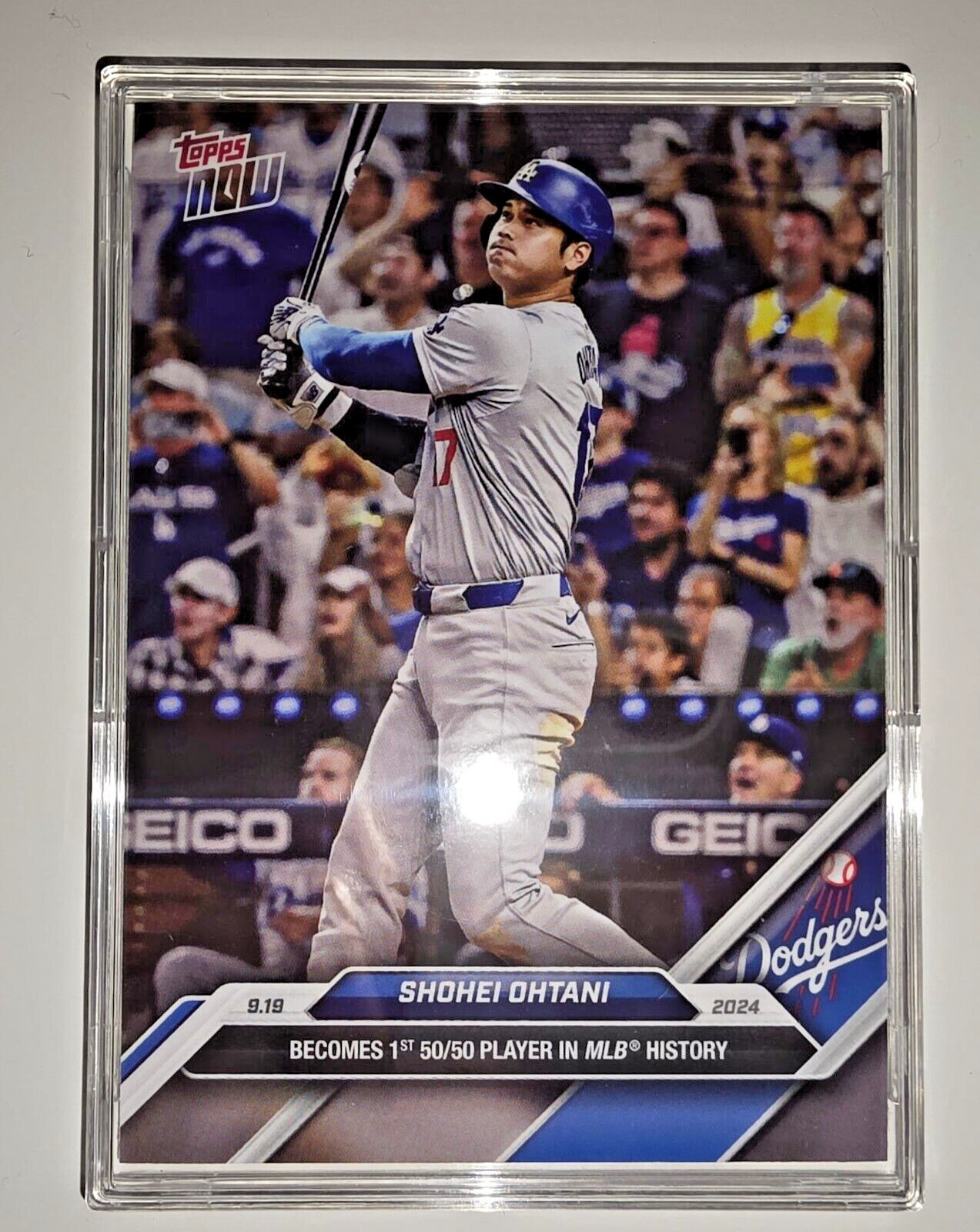 2024 Topps Now – Shohei Ohtani #722 /653737大谷翔平紀念棒球咭MLBカード 卡 (史上初の 50/50 プレイヤー)