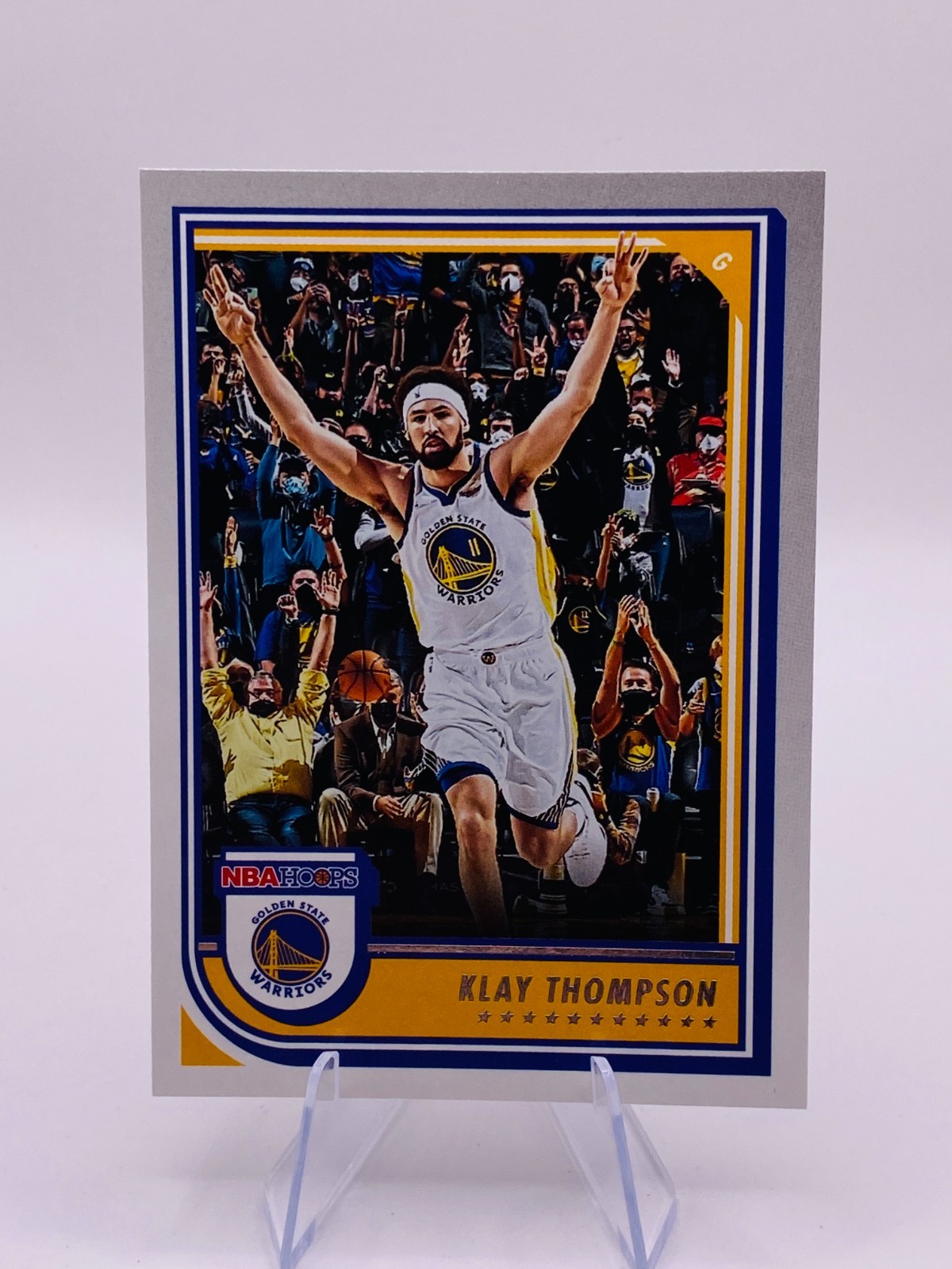 Klay Thompson 2022-23 Panini Hoops #224 Golden State Warriors Card NBA