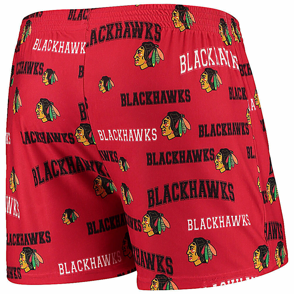 Chicago Blackhawks Men’s NHL Red Fairway Boxer Shorts