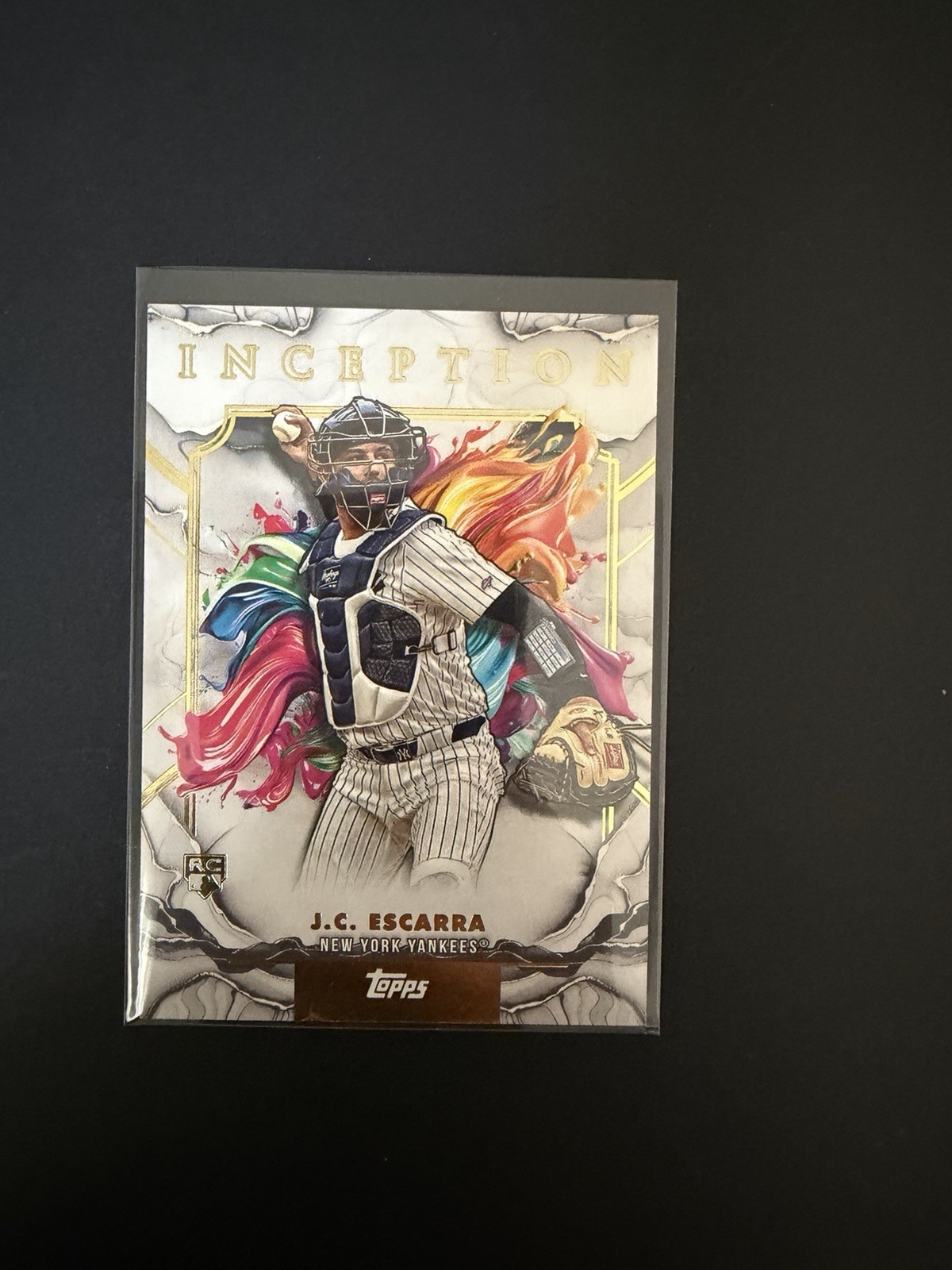 Topps 2025 Inception J.C. Escarra Rookie RC New York Yankees Card #10