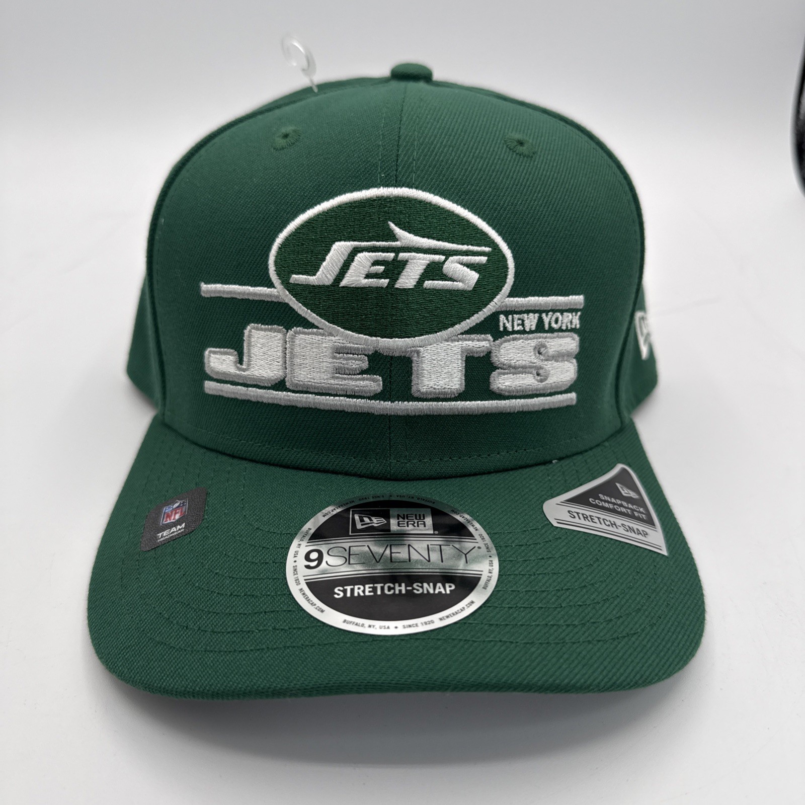 New York Jets Hat Cap Snap Back Mens One Size Green NFL Football New Era