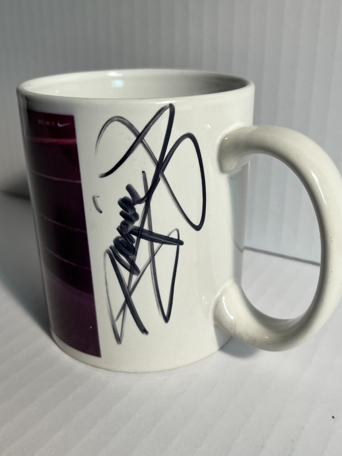 Manny “Pacman” Pacquiao + Freddie Roach Dual Autographed Coffee Mug Nike Ad Pic