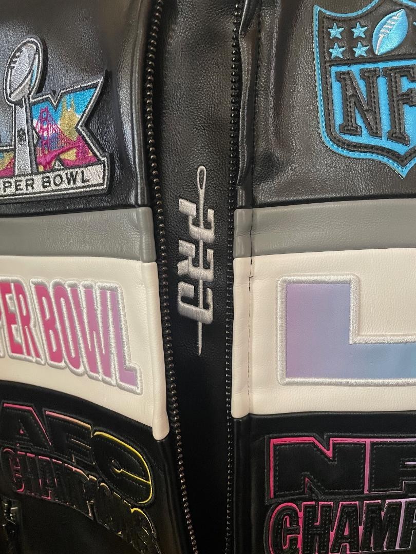 2026 NFL Super Bowl LX San Francisco Moto Leather Jacket by Pro Standard Size M