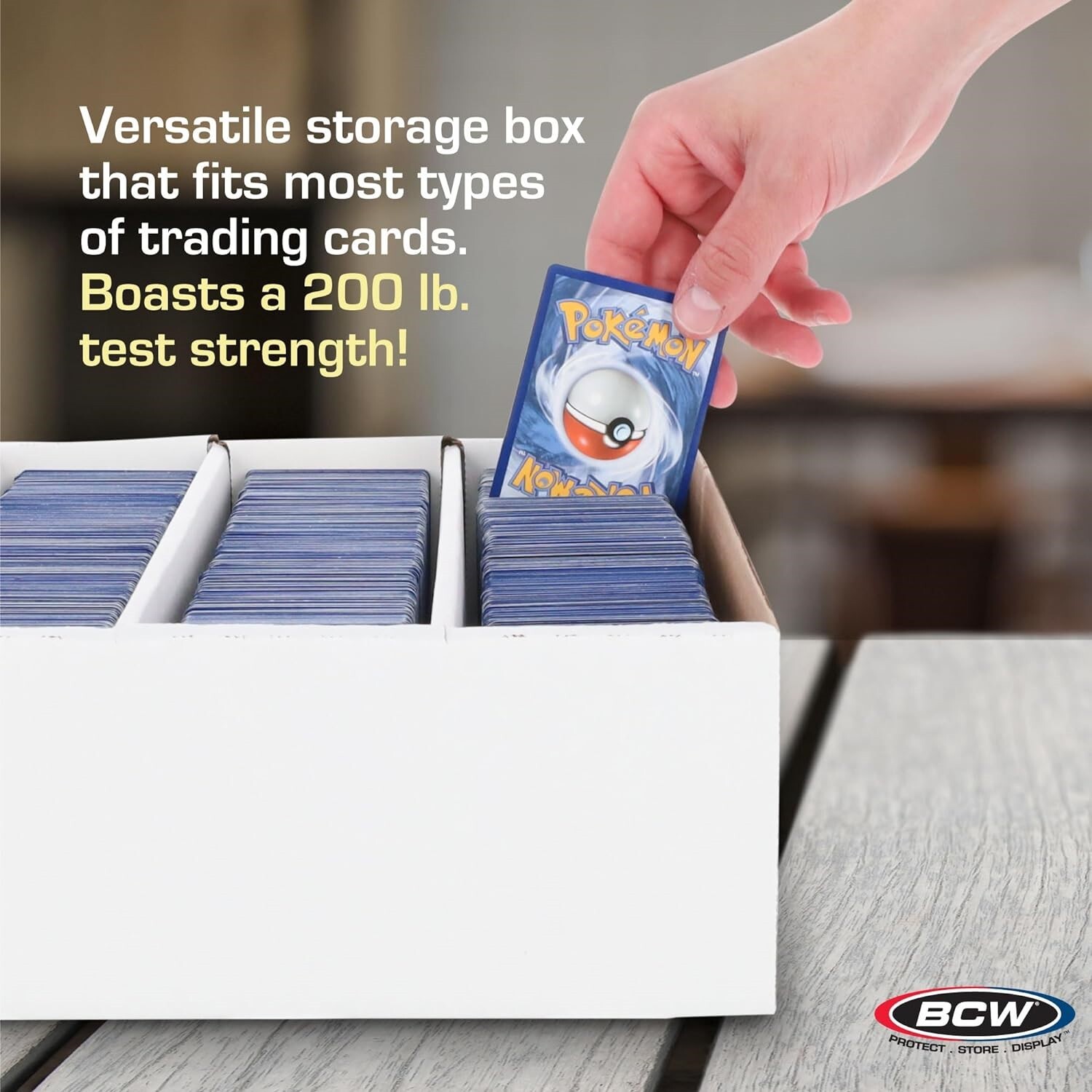 BCW 3200 Count Cardboard Baseball Trading Card PMG Slab Storage Monster Shoe Box