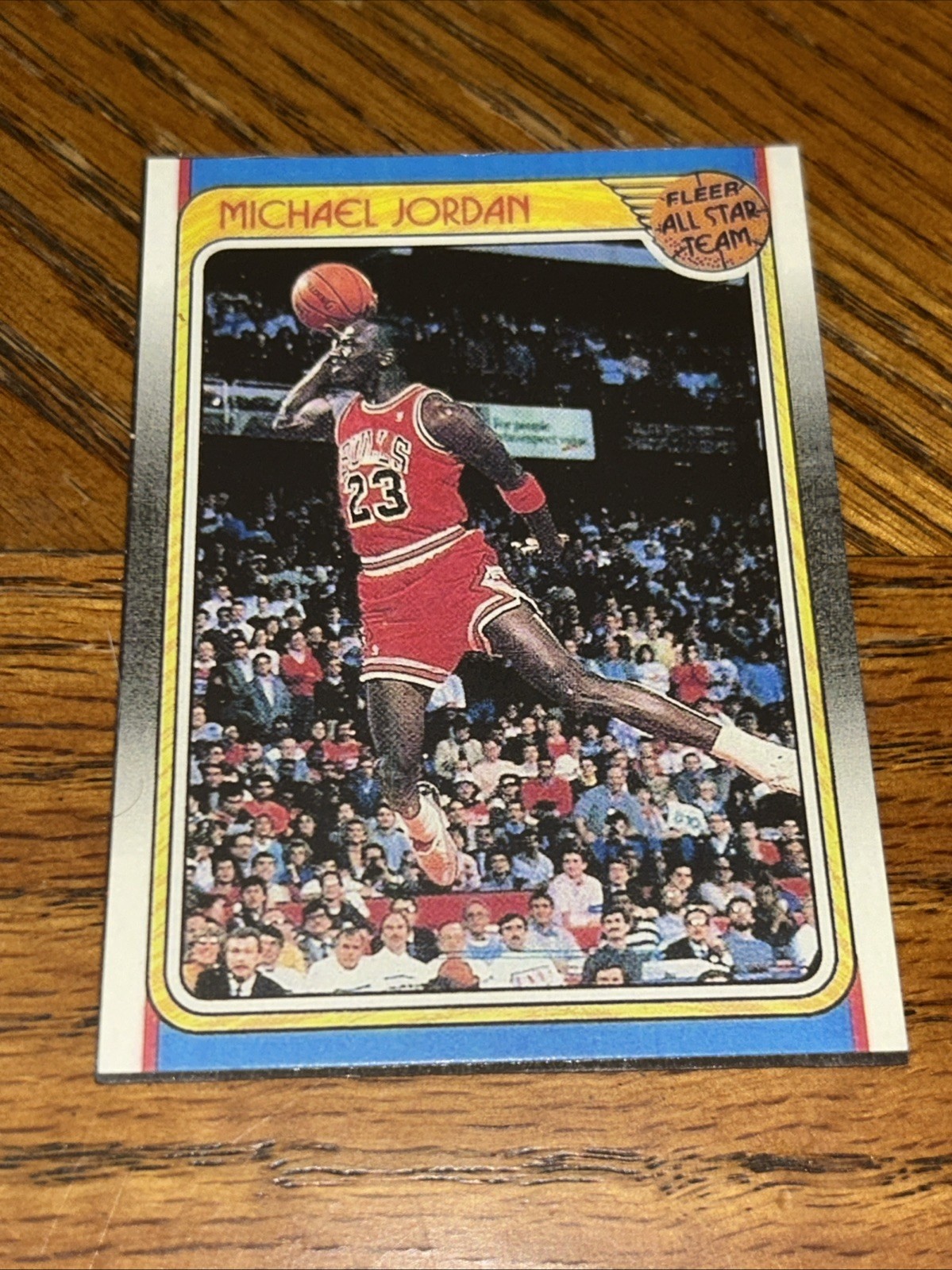 Michael Jordan Rookie 1986 Fleer Chicago Bulls RC 2″ x 3″ Magnet