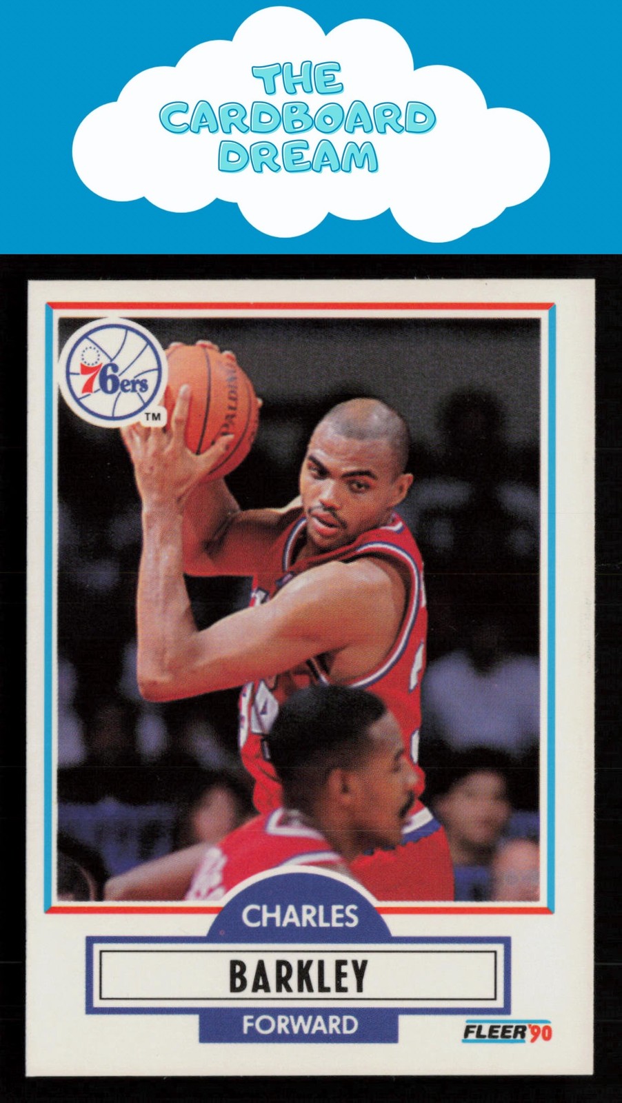 Charles Barkley 1990-91 Fleer #139 HOF Philadelphia 76ers Basketball Card