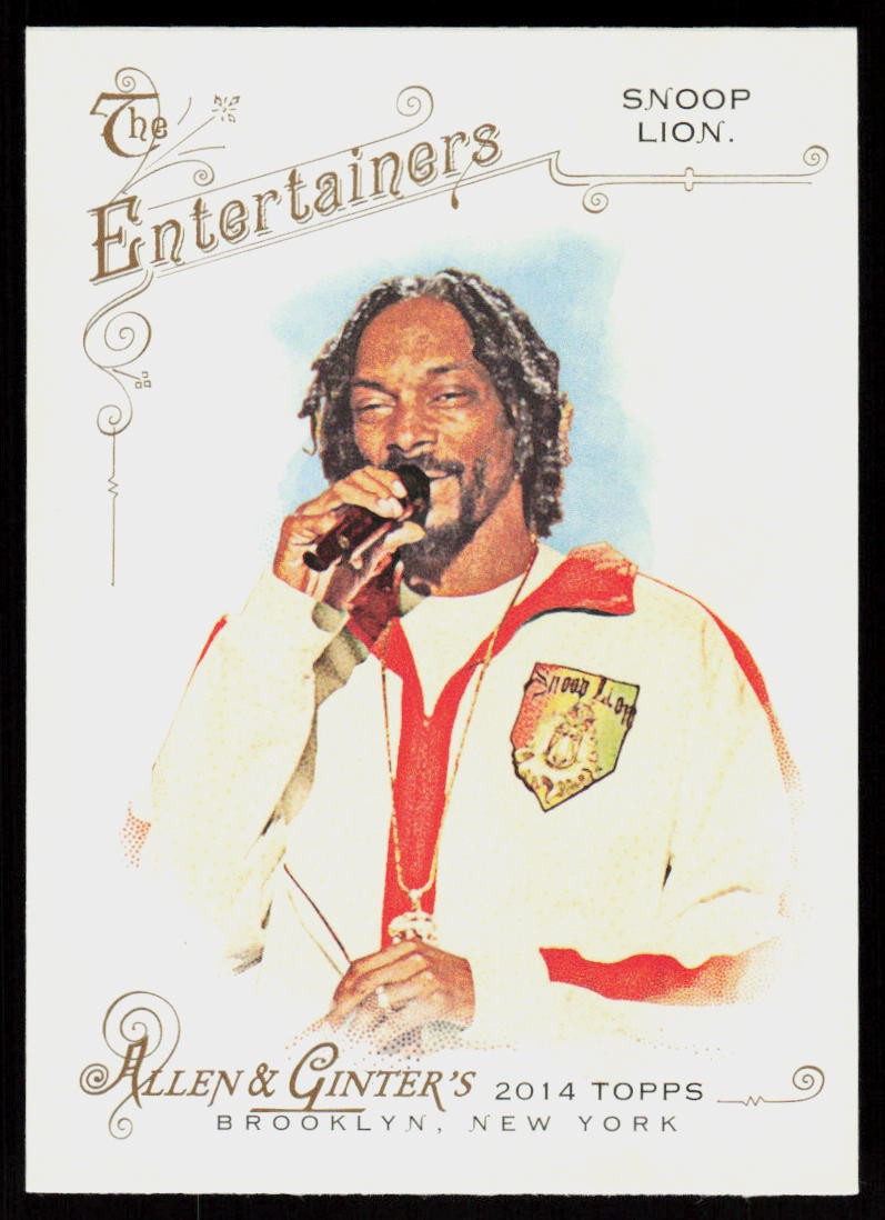 2014 Topps Allen & Ginter Snoop Lion #23 BASEBALL CARD MUSICIAN