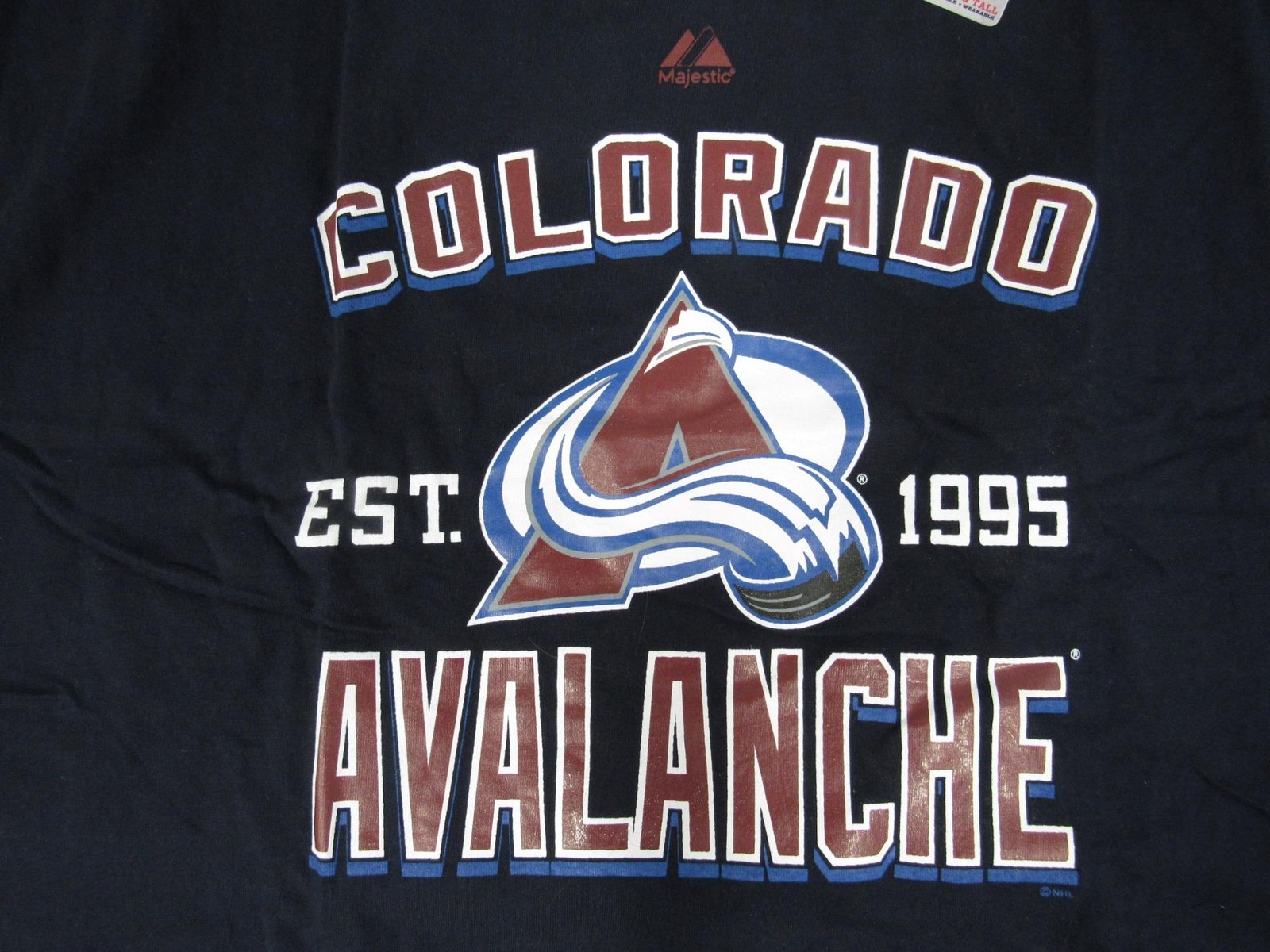 New Colorado Avalanche Mens Sizes 4XL-6XL Blue Majestic Shirt