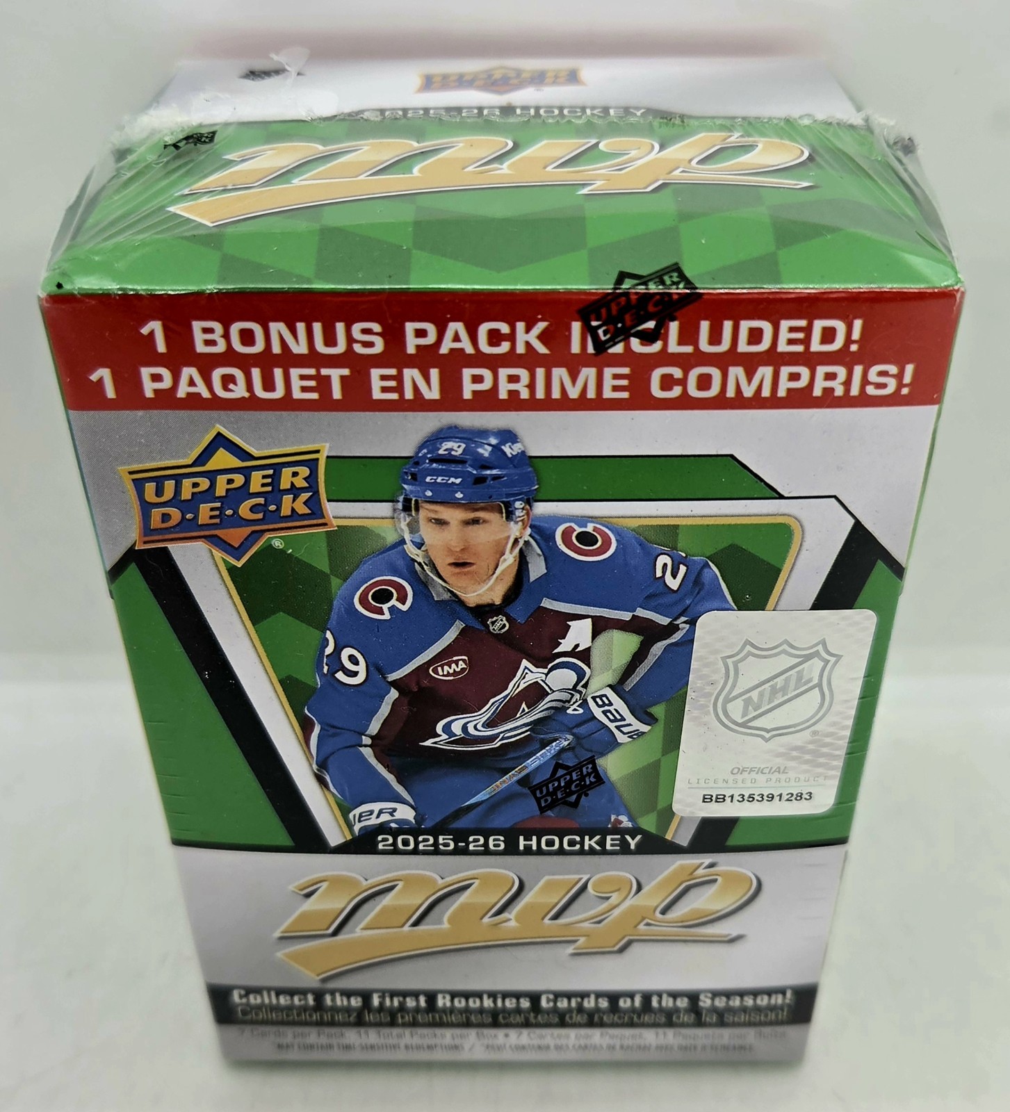 Upper Deck MVP Hockey 2025-26 Blaster Box Packs Factory Sealed Nathan MacKinnon